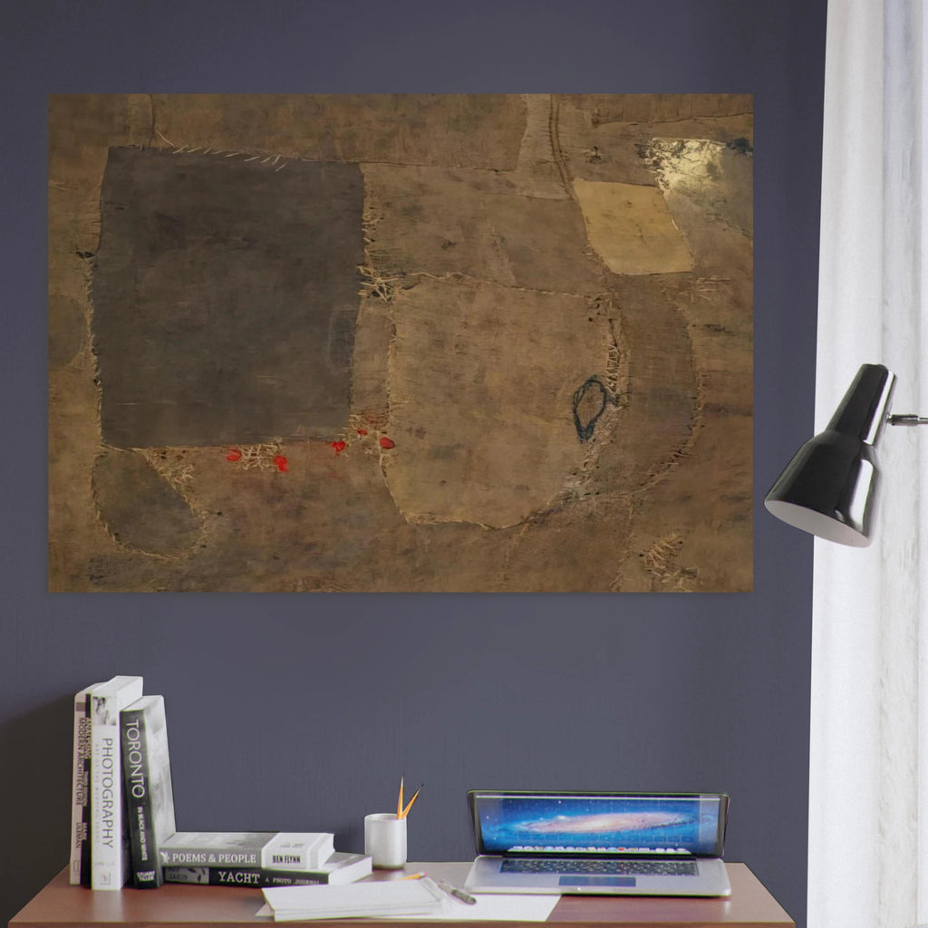 Composition - Alberto Burri Art Print - A0 (84.1 x 118.9  cm) / 33.1 × 46.8 inches | Alberto Burri Poster | Alberto Burri Prints