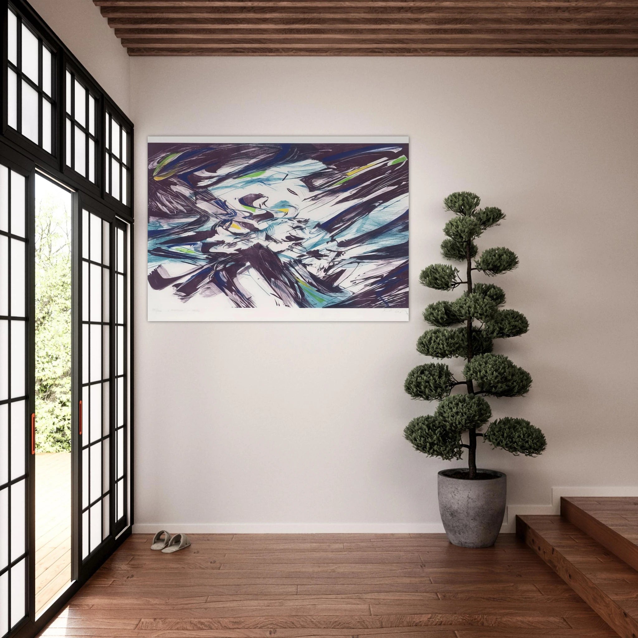 Entym - Karl Otto Gotz Art Print - A0 (84.1 x 118.9  cm) / 33.1 × 46.8 inches | Karl Otto Gotz Poster | Karl Otto Gotz Prints