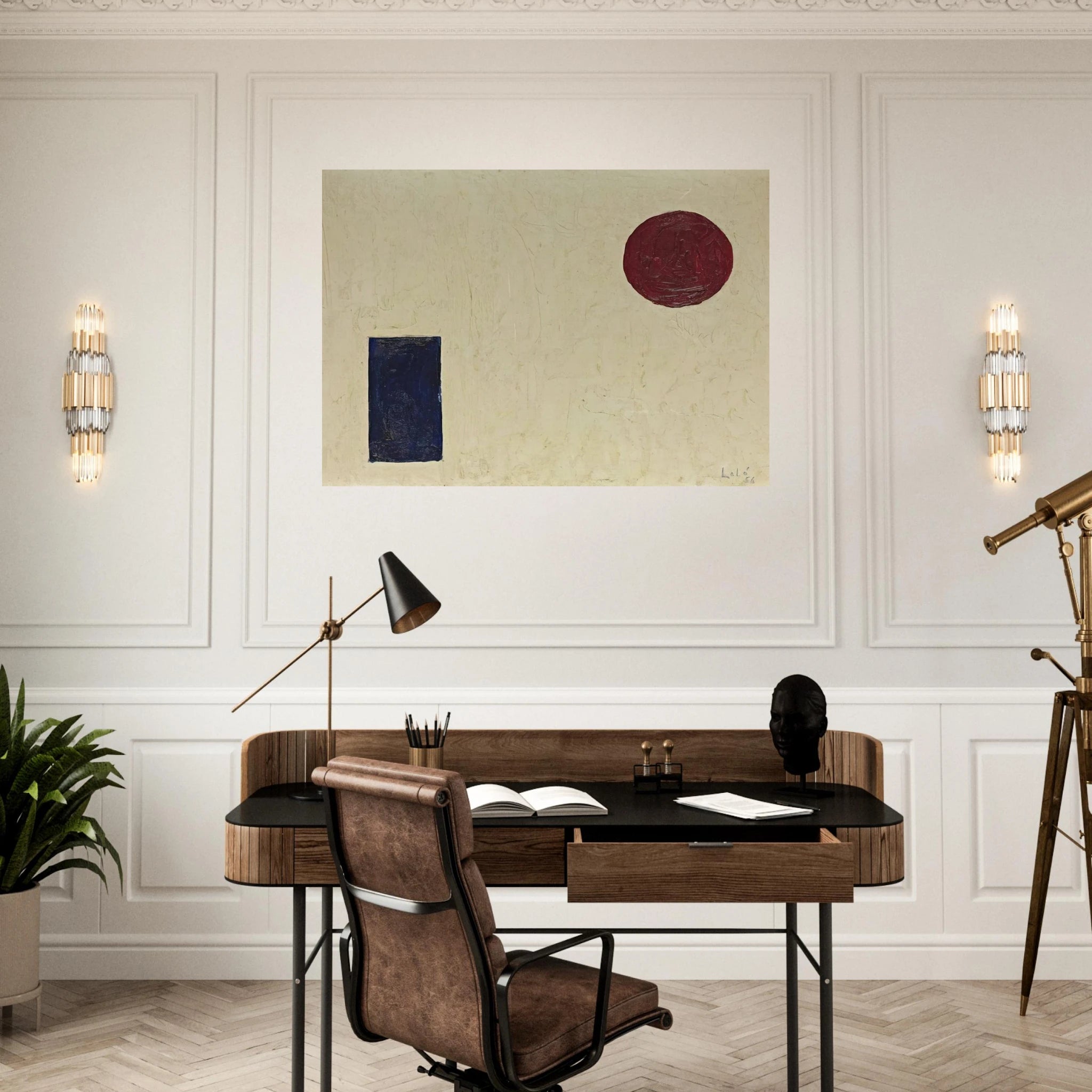 Edmondson #1 - 1956 1 - Lolo Soldevilla Art Print - A0 (84.1 x 118.9  cm) / 33.1 × 46.8 inches | Lolo Soldevilla Poster | Lolo Soldevilla Prints