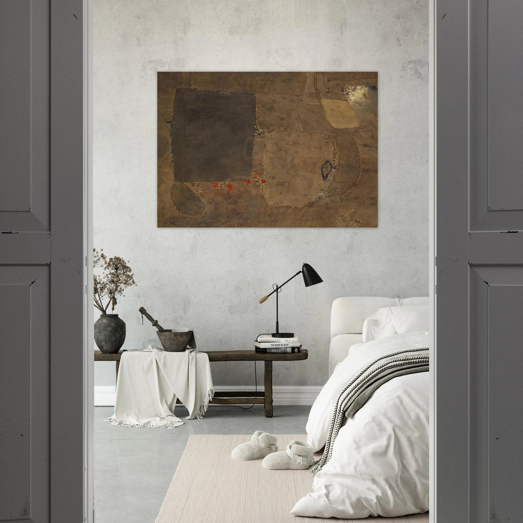 Composition - Alberto Burri Art Print - A0 (84.1 x 118.9  cm) / 33.1 × 46.8 inches | Alberto Burri Poster | Alberto Burri Prints