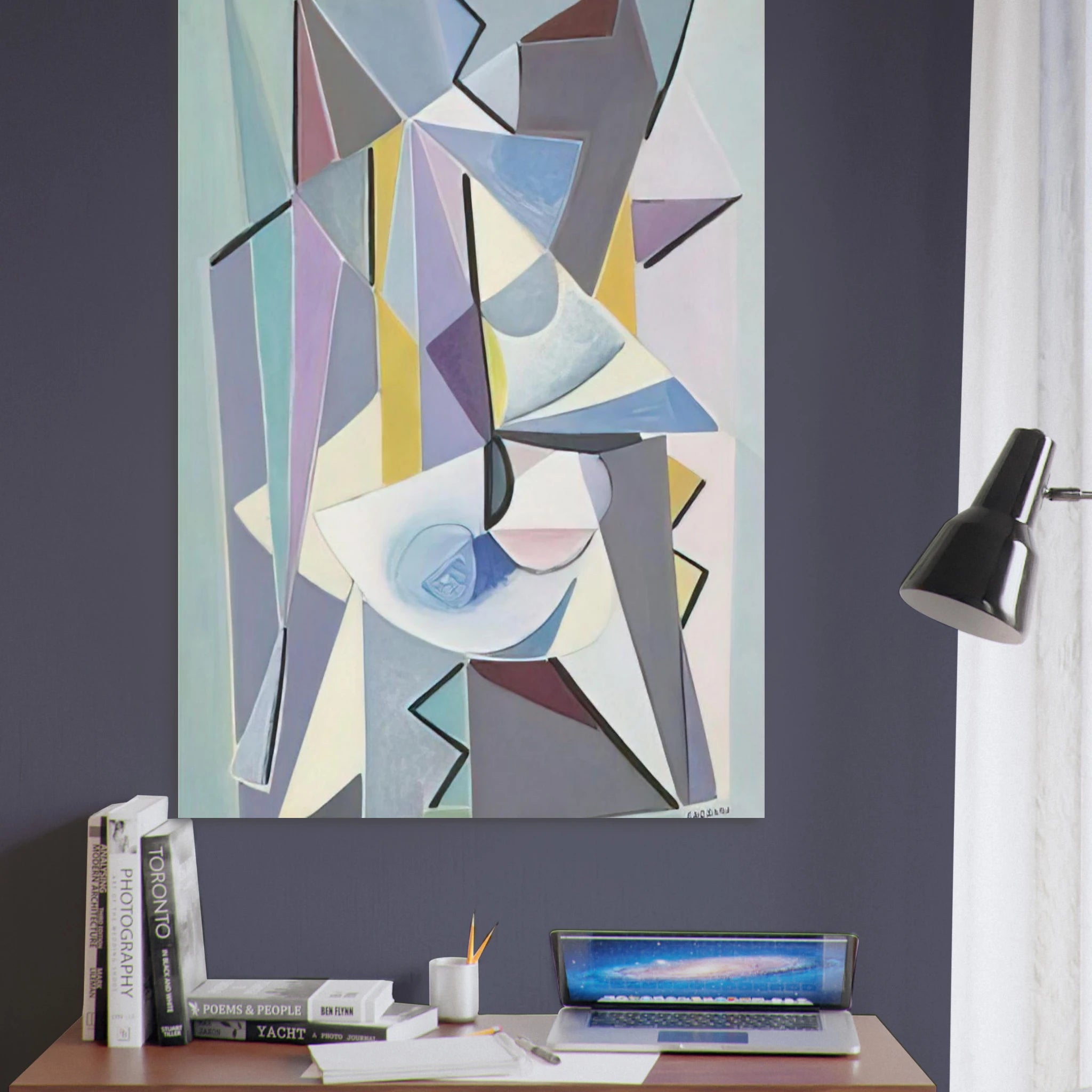 Composizione - 1951 - Bice Lazzari Art Print - A0 (84.1 x 118.9  cm) / 33.1 × 46.8 inches | Bice Lazzari Poster | Bice Lazzari Prints