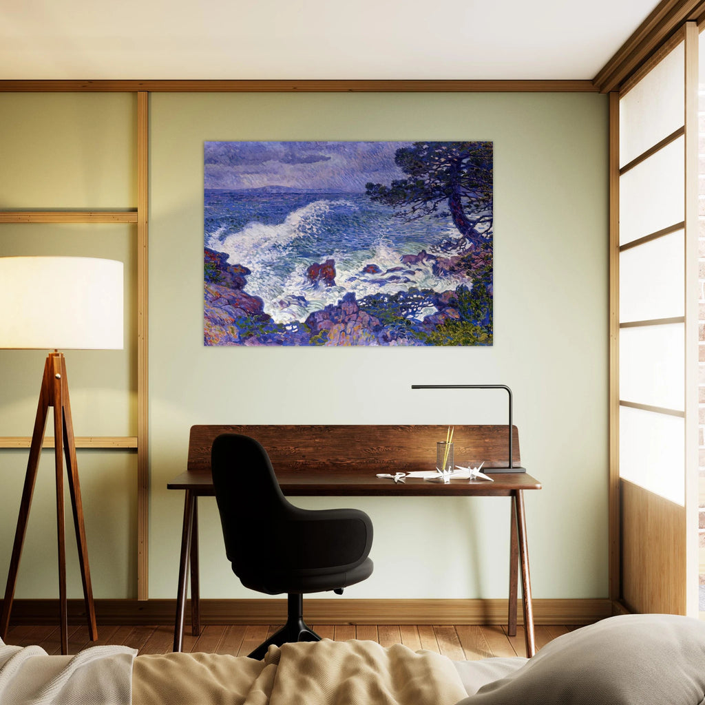 EAST WIND 1904 - Theo van Rysselberghe Art Print - A0 (84.1 x 118.9  cm) / 33.1 × 46.8 inches | Theo van Rysselberghe Poster | Theo van Rysselberghe Prints