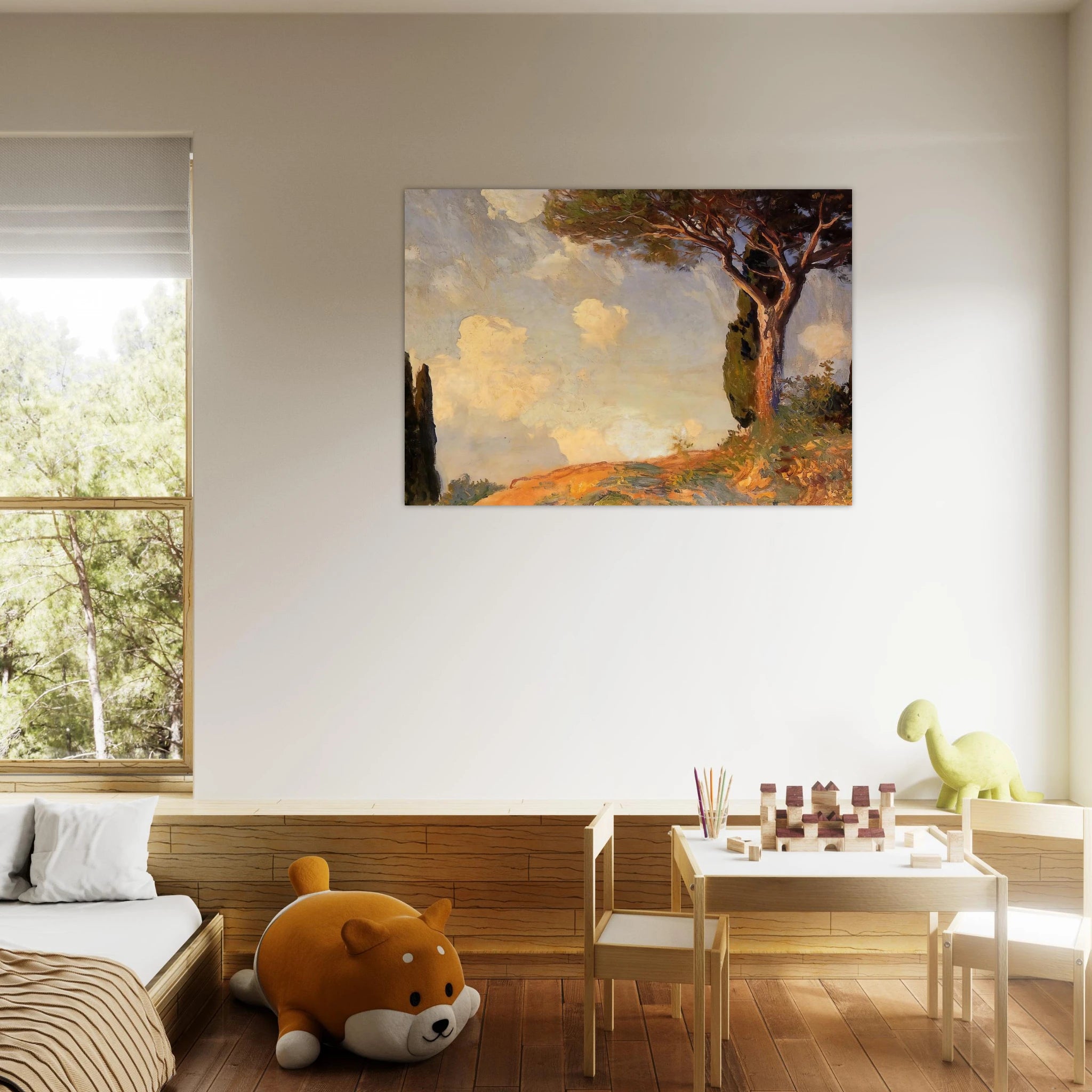 A Landscape Study at San Vigilio, Lake of Garda - John Singer Sargent Art Print - A0 (84.1 x 118.9  cm) / 33.1 × 46.8 inches | John Singer Sargent Poster | John Singer Sargent Prints