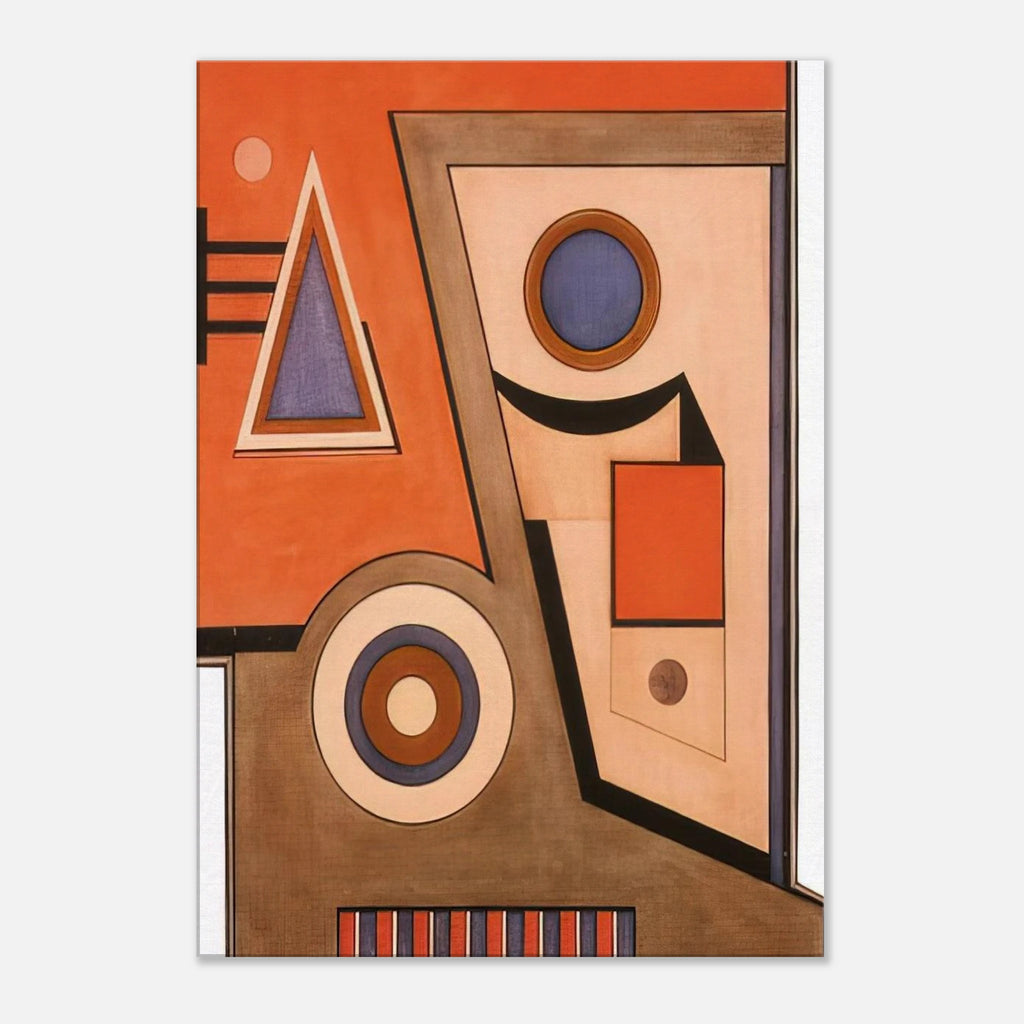 Almagro - Concretism - Carmelo Arden Quin Canvas - 70x100 cm / 28x40 inches | Carmelo Arden Quin Wrapped Canvas | Carmelo Arden Quin Wall Art