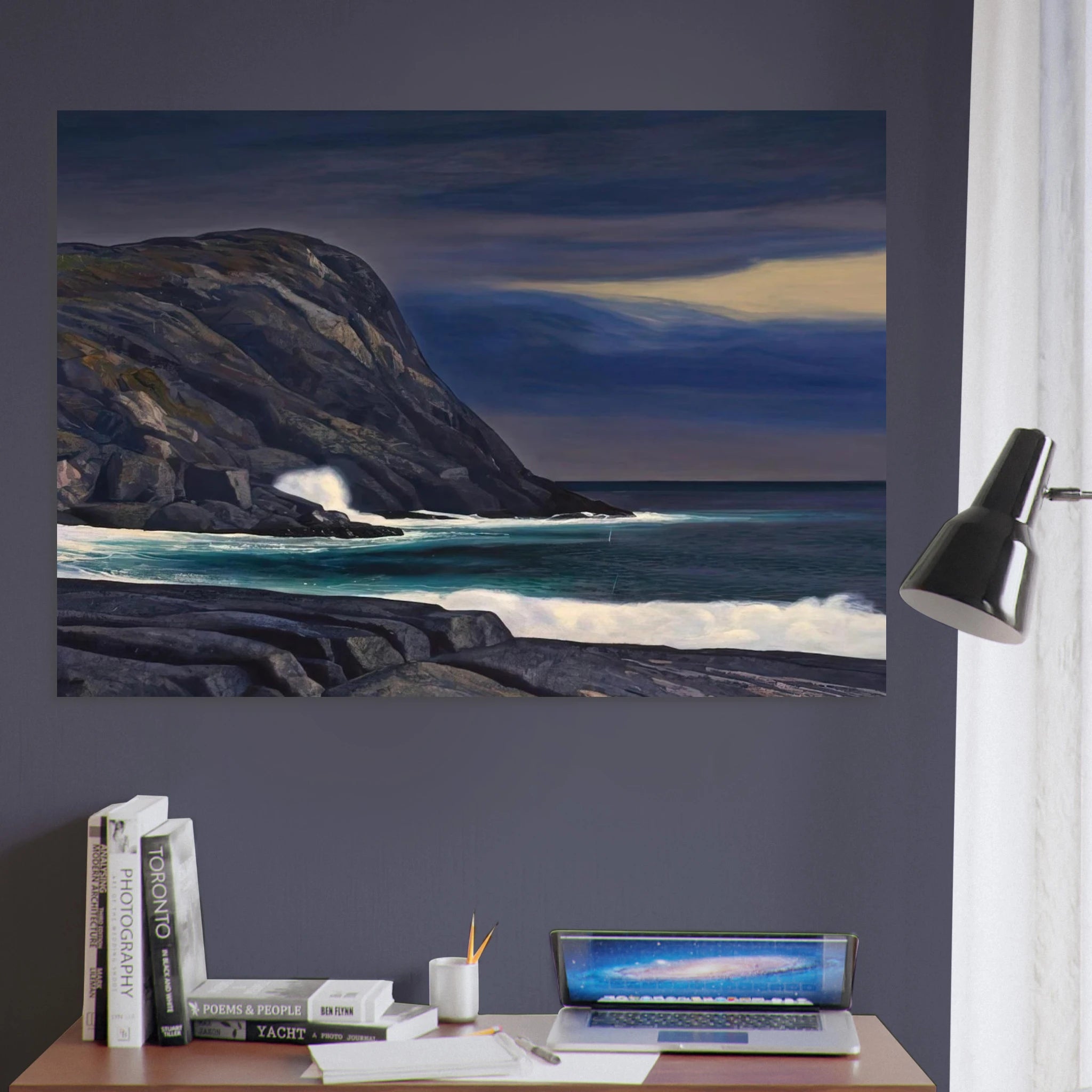 Brewing Storm, Monhegan - Rockwell Kent Art Print - A0 (84.1 x 118.9  cm) / 33.1 × 46.8 inches | Rockwell Kent Poster | Rockwell Kent Prints