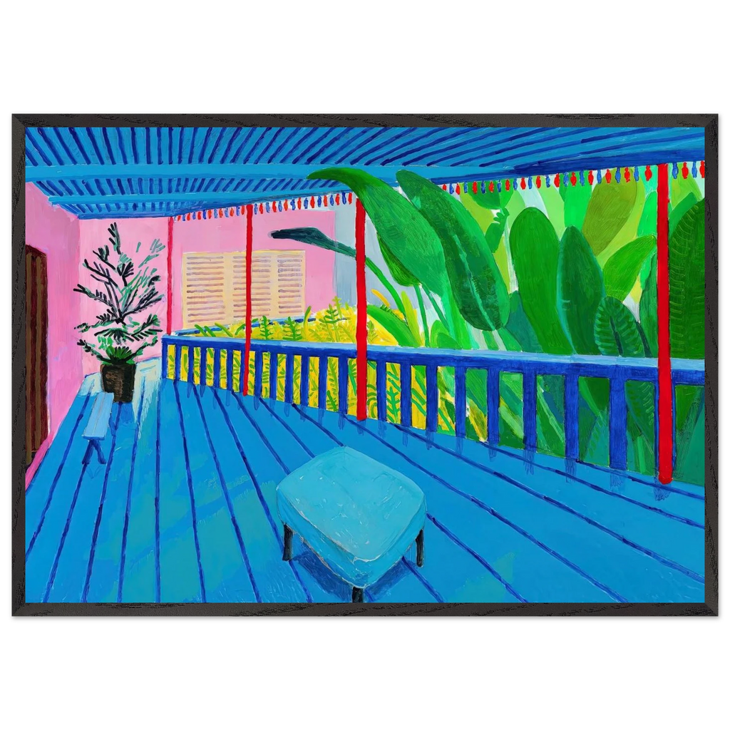 David Hockney - David Hockney Framed Art Print - 70x100 cm / 28x40 inches | David Hockney Framed Poster | David Hockney Framed prints