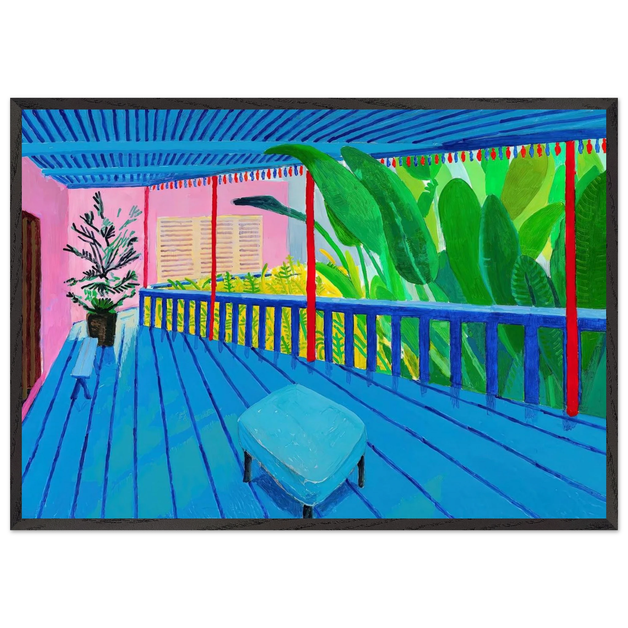 David Hockney - David Hockney Framed Art Print - 70x100 cm / 28x40 inches | David Hockney Framed Poster | David Hockney Framed prints