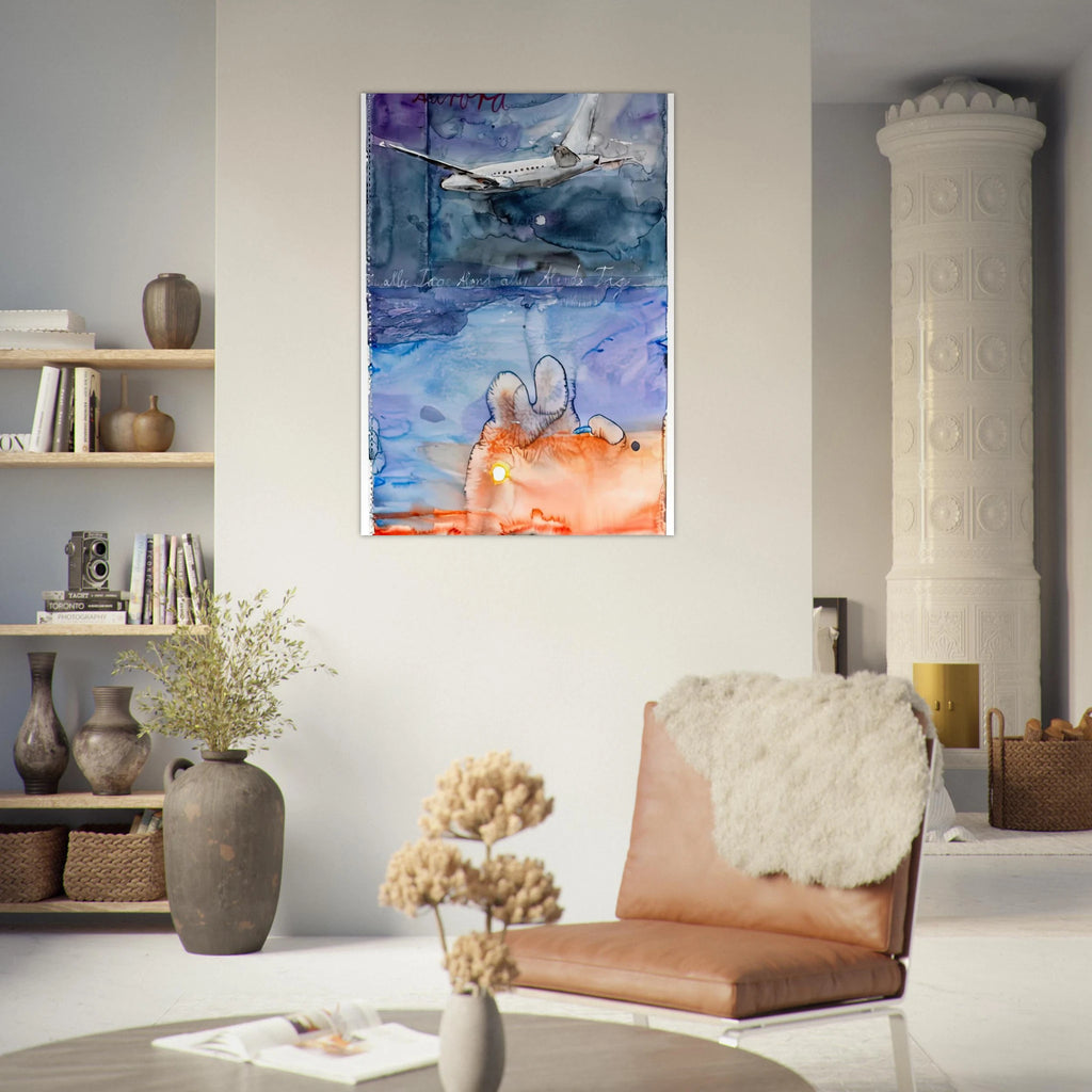 AURORA 2013 - Anselm Kiefer Art Print - A0 (84.1 x 118.9  cm) / 33.1 × 46.8 inches | Anselm Kiefer Poster | Anselm Kiefer Prints