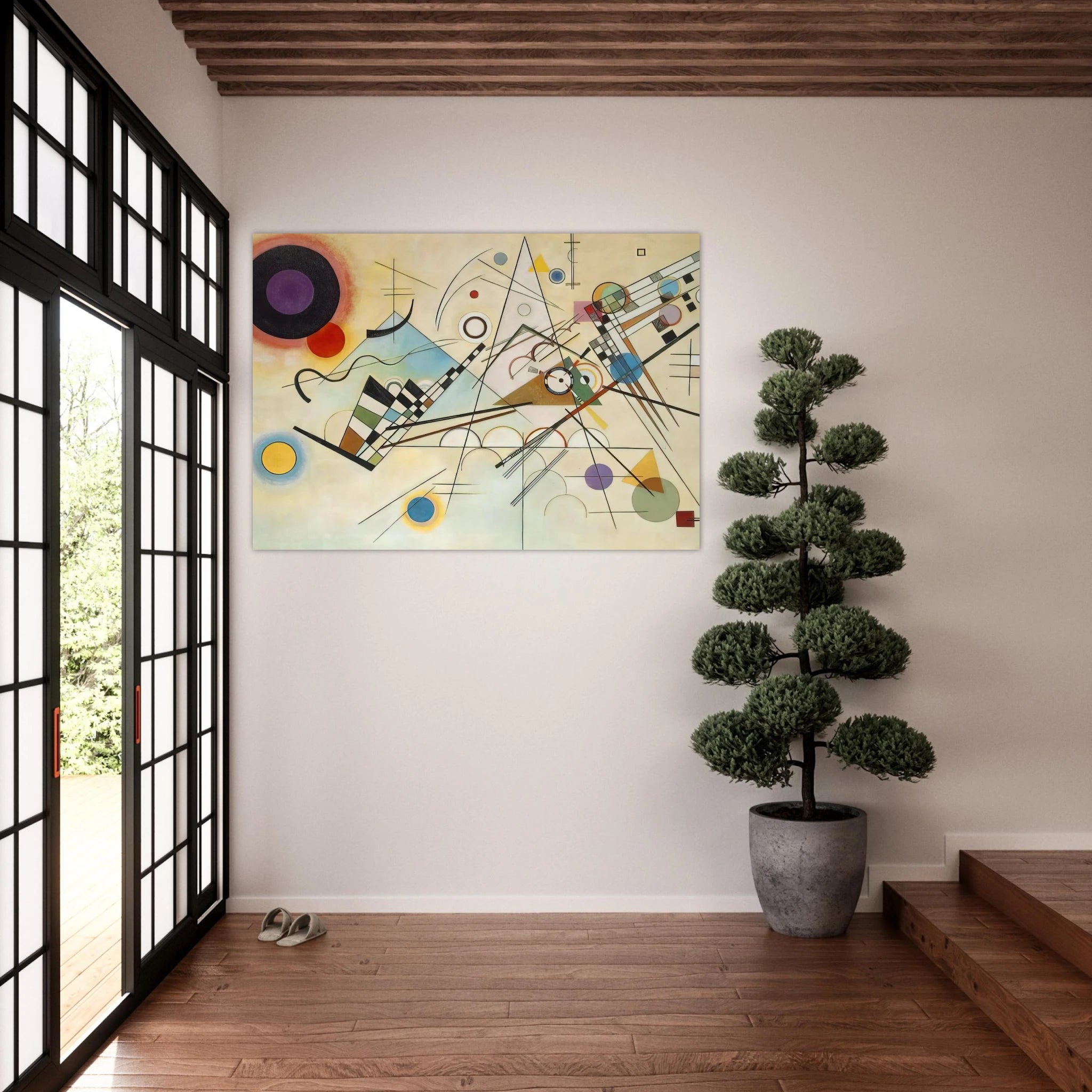 COMPOSITION VIII 1923 - Wassily Kandinsky Art Print - A0 (84.1 x 118.9  cm) / 33.1 × 46.8 inches | Wassily Kandinsky Poster | Wassily Kandinsky Prints