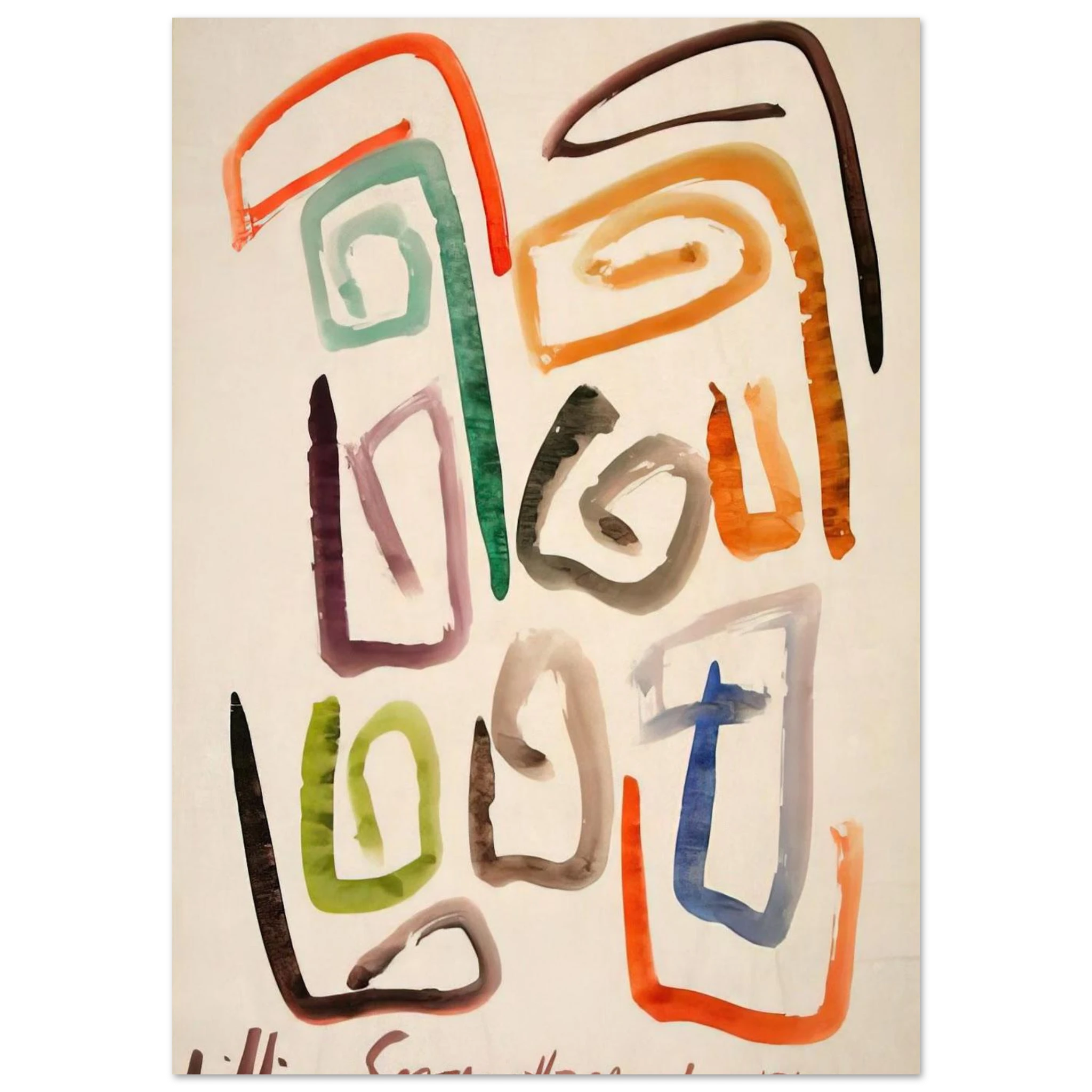 #3 March 10, 1963 NYC - 1963 - William Saroyan Art Print - A0 (84.1 x 118.9  cm) / 33.1 × 46.8 inches | William Saroyan Poster | William Saroyan Prints