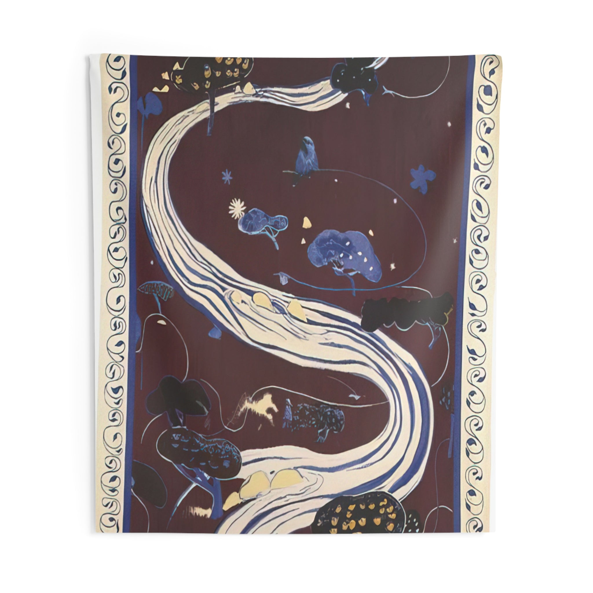 The River - figurative By Brett Whiteley Tapestry | Brett Whiteley Large Tapestry Art
