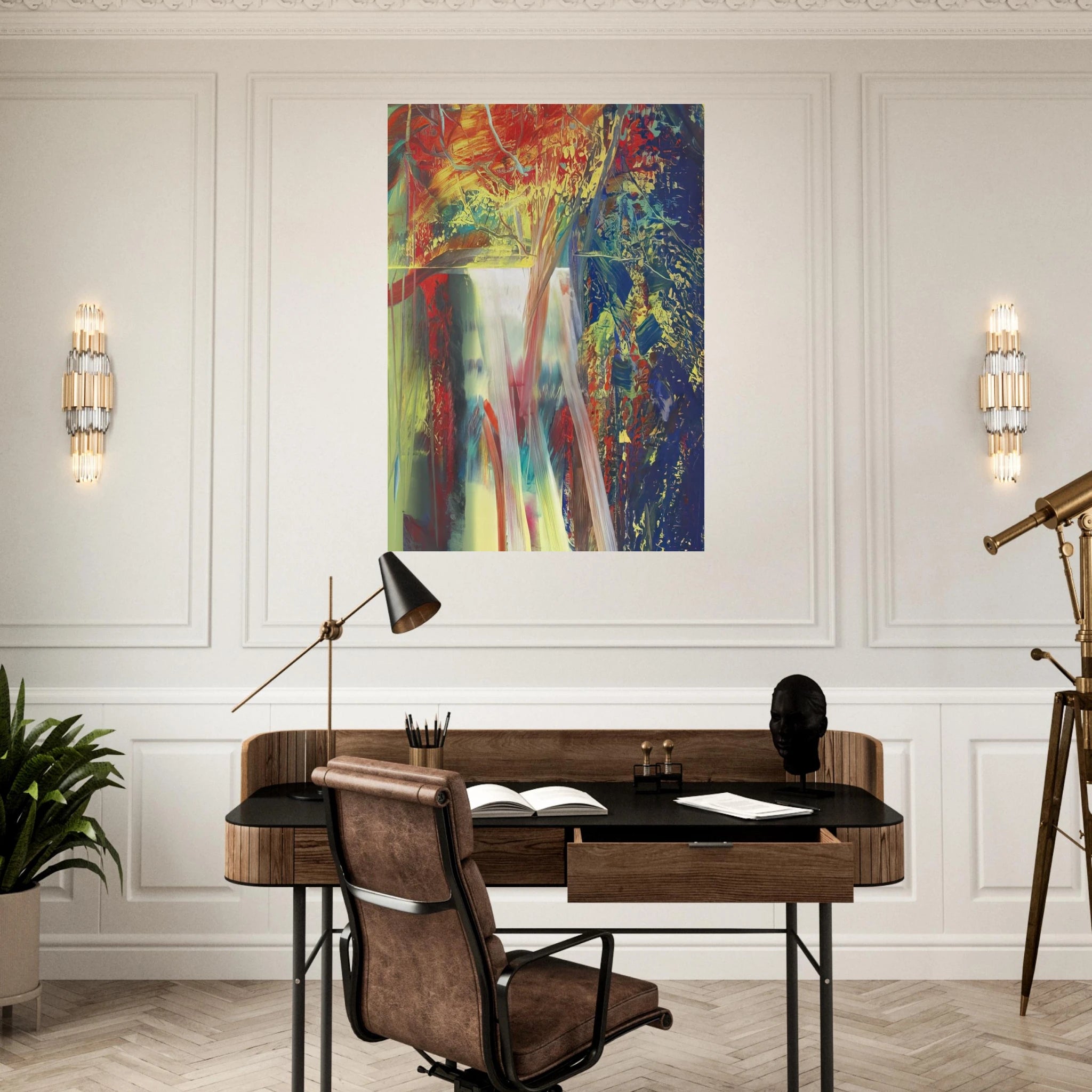 ABSTRACT PAINTING 610 1 - Gerhard Richter Art Print - A0 (84.1 x 118.9  cm) / 33.1 × 46.8 inches | Gerhard Richter Poster | Gerhard Richter Prints