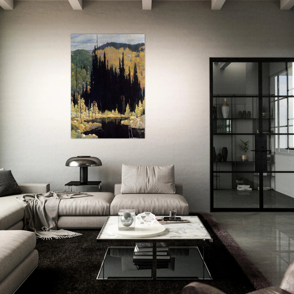 Autumn, Algoma - Art Nouveau Modern - Frank Johnston Art Print - A0 (84.1 x 118.9  cm) / 33.1 × 46.8 inches | Frank Johnston Poster | Frank Johnston Prints