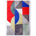 ABSTRACT COMPOSITION - Sonia Delaunay Art Print - A0 (84.1 x 118.9  cm) / 33.1 × 46.8 inches | Sonia Delaunay Poster | Sonia Delaunay Prints