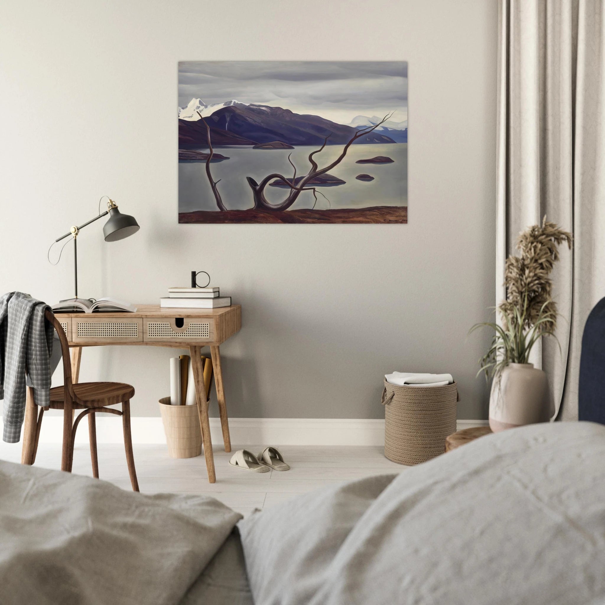 Admiralty Sound, Tierra Del Fuego - Rockwell Kent Art Print - A0 (84.1 x 118.9  cm) / 33.1 × 46.8 inches | Rockwell Kent Poster | Rockwell Kent Prints