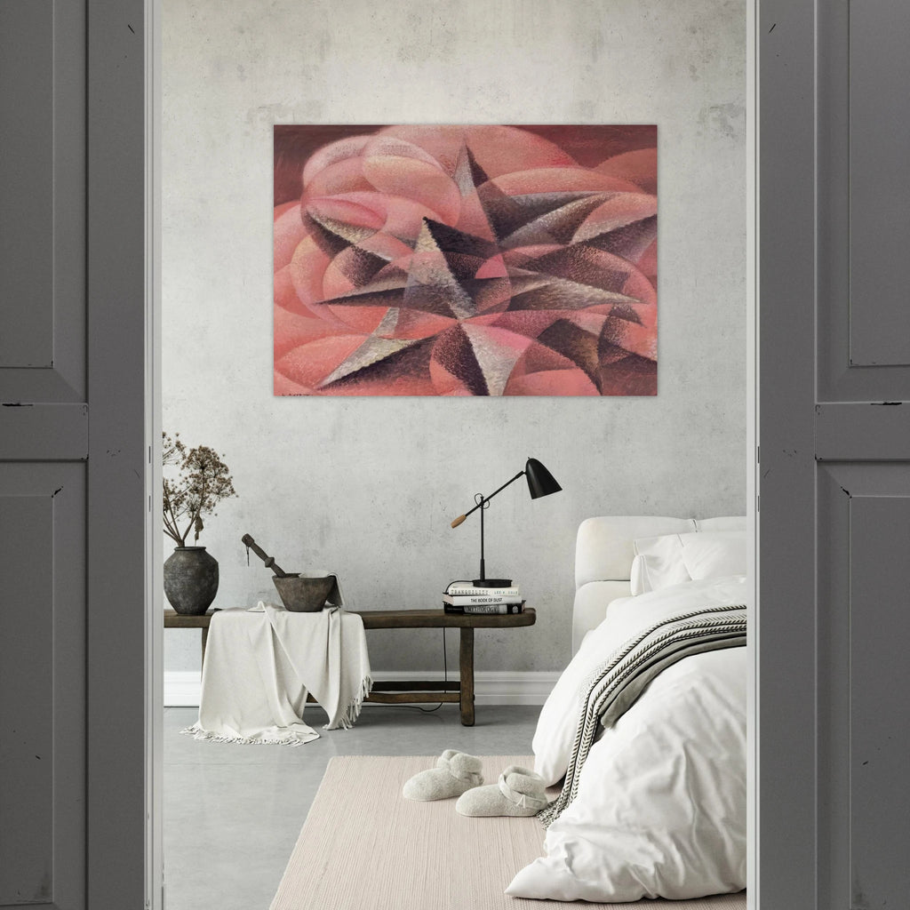 Armonie di forme contrarie - 1935 - Gerardo Dottori Art Print - A0 (84.1 x 118.9  cm) / 33.1 × 46.8 inches | Gerardo Dottori Poster | Gerardo Dottori Prints