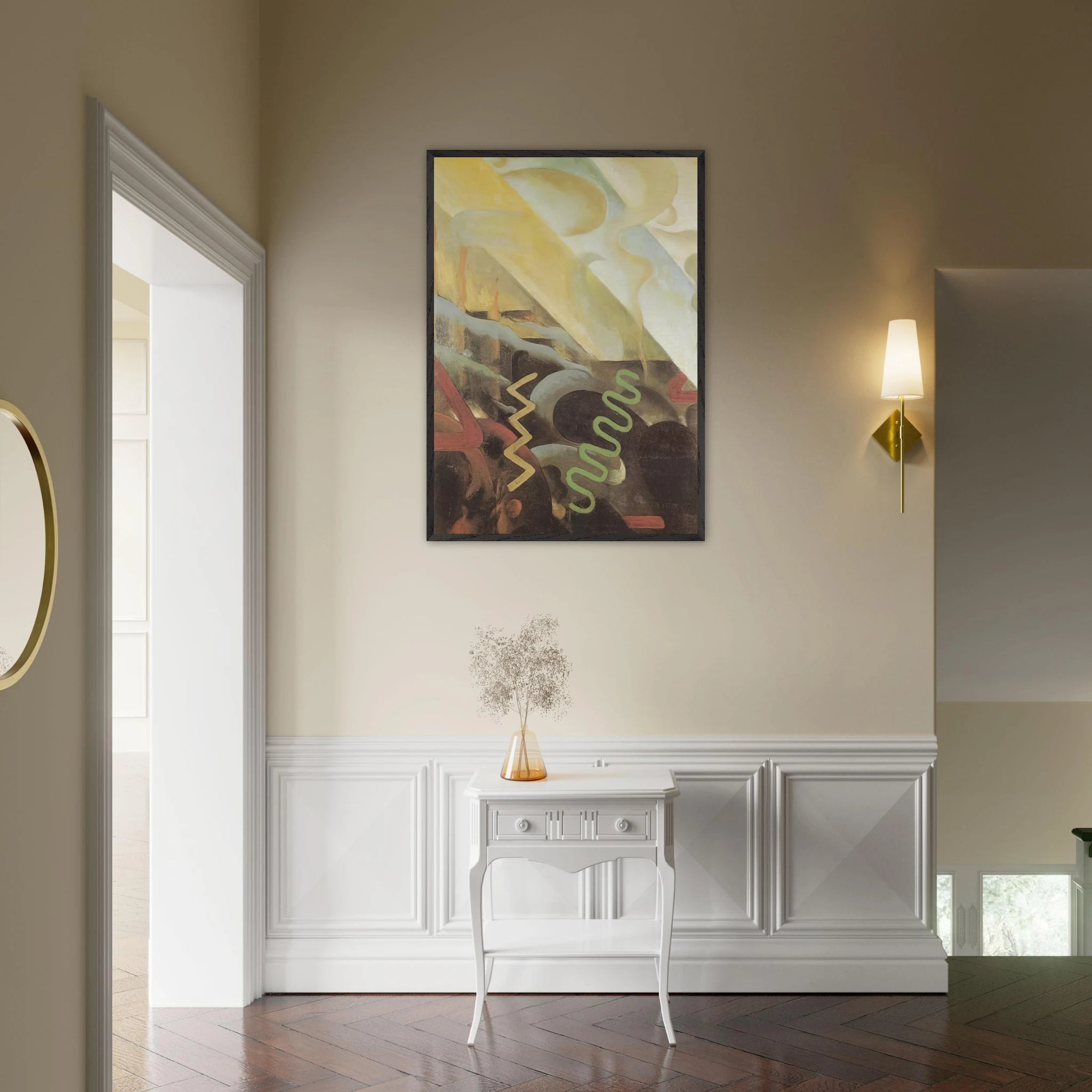 Astrazione - 1921 - Julius Evola Framed Art Print - 70x100 cm / 28x40 inches | Julius Evola Framed Poster | Julius Evola Framed prints