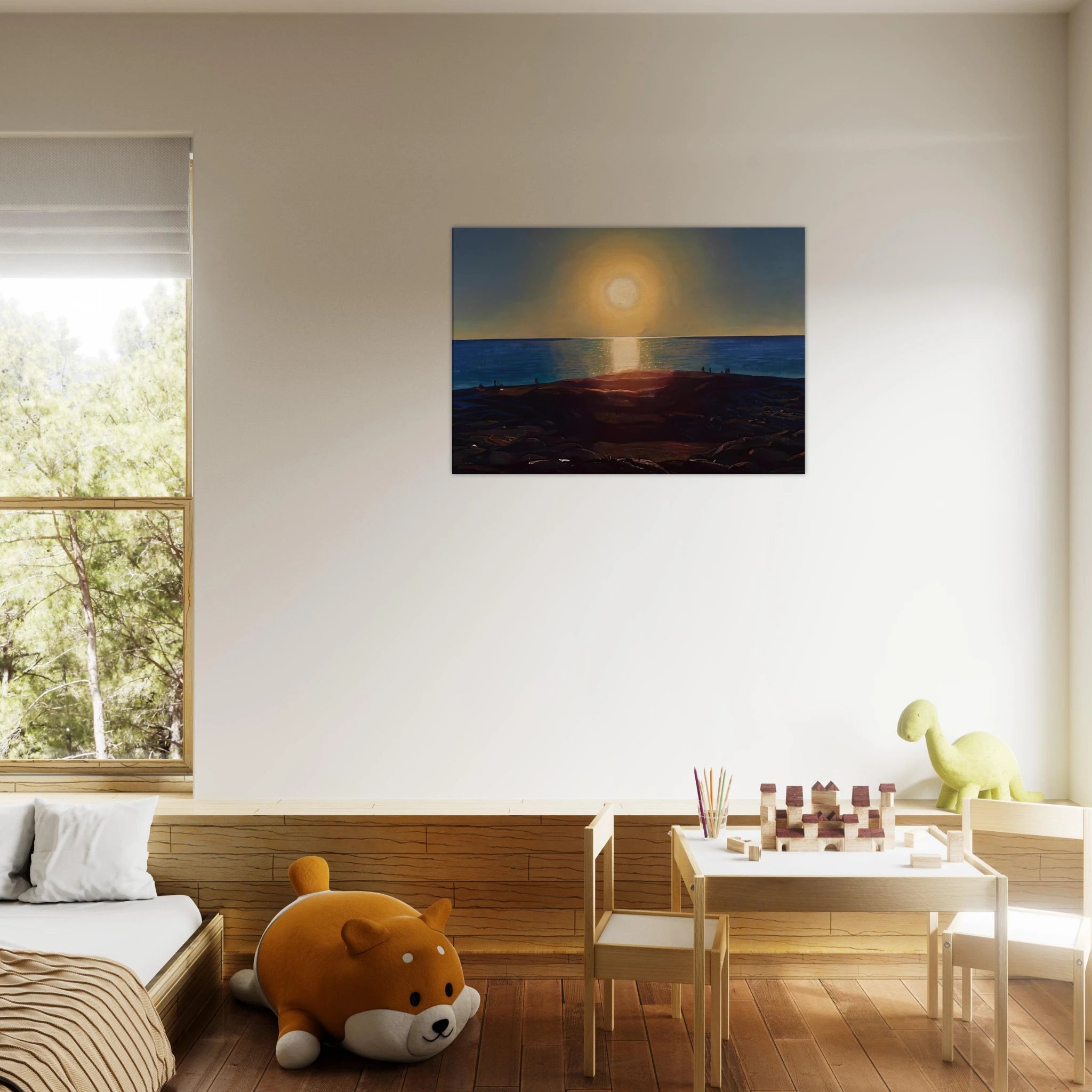 Calm and Free Maine Coast - Rockwell Kent Canvas - 70x100 cm / 28x40 inches | Rockwell Kent Wrapped Canvas | Rockwell Kent Wall Art