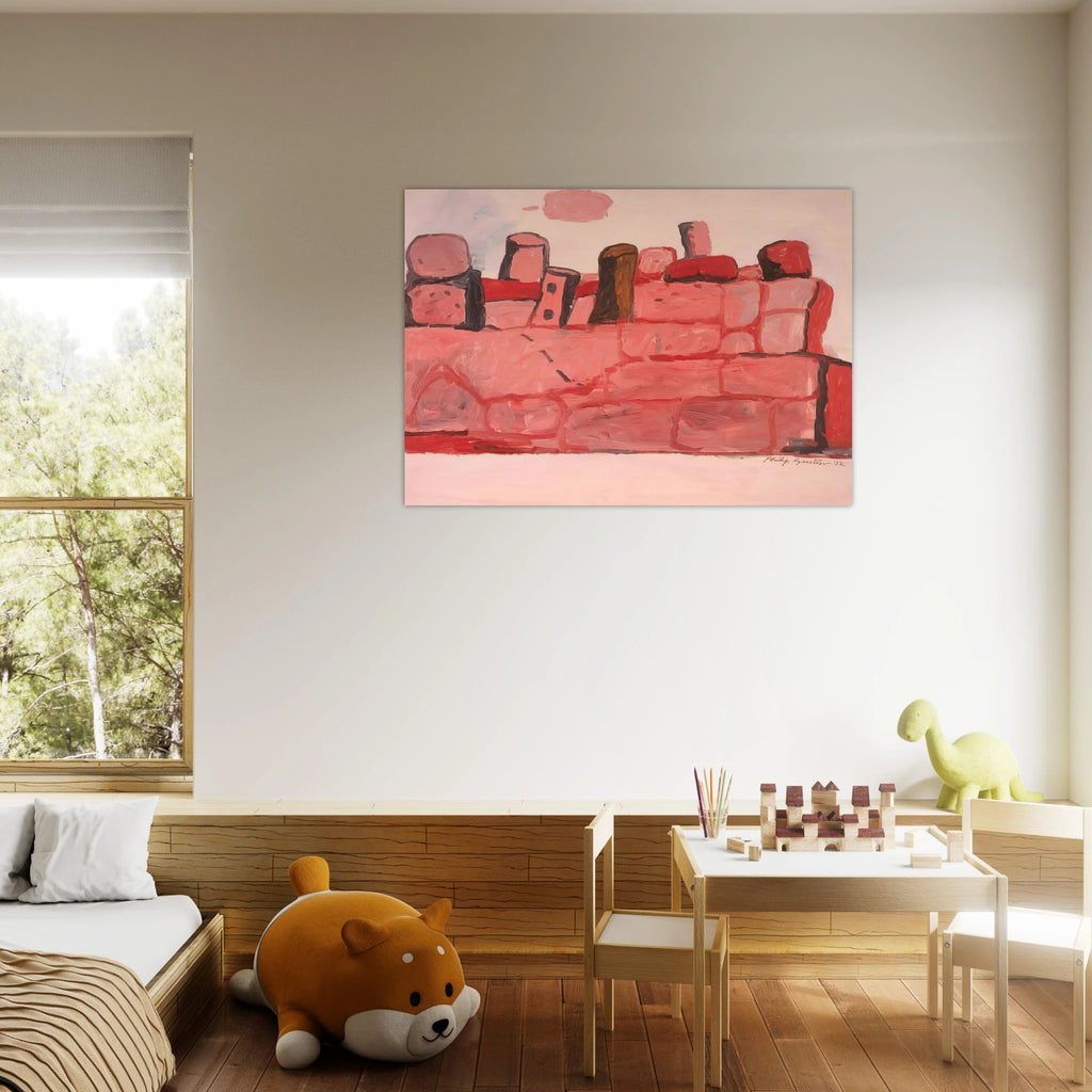 CERVETERI 1972 - Philip Guston Art Print - A0 (84.1 x 118.9  cm) / 33.1 × 46.8 inches | Philip Guston Poster | Philip Guston Prints