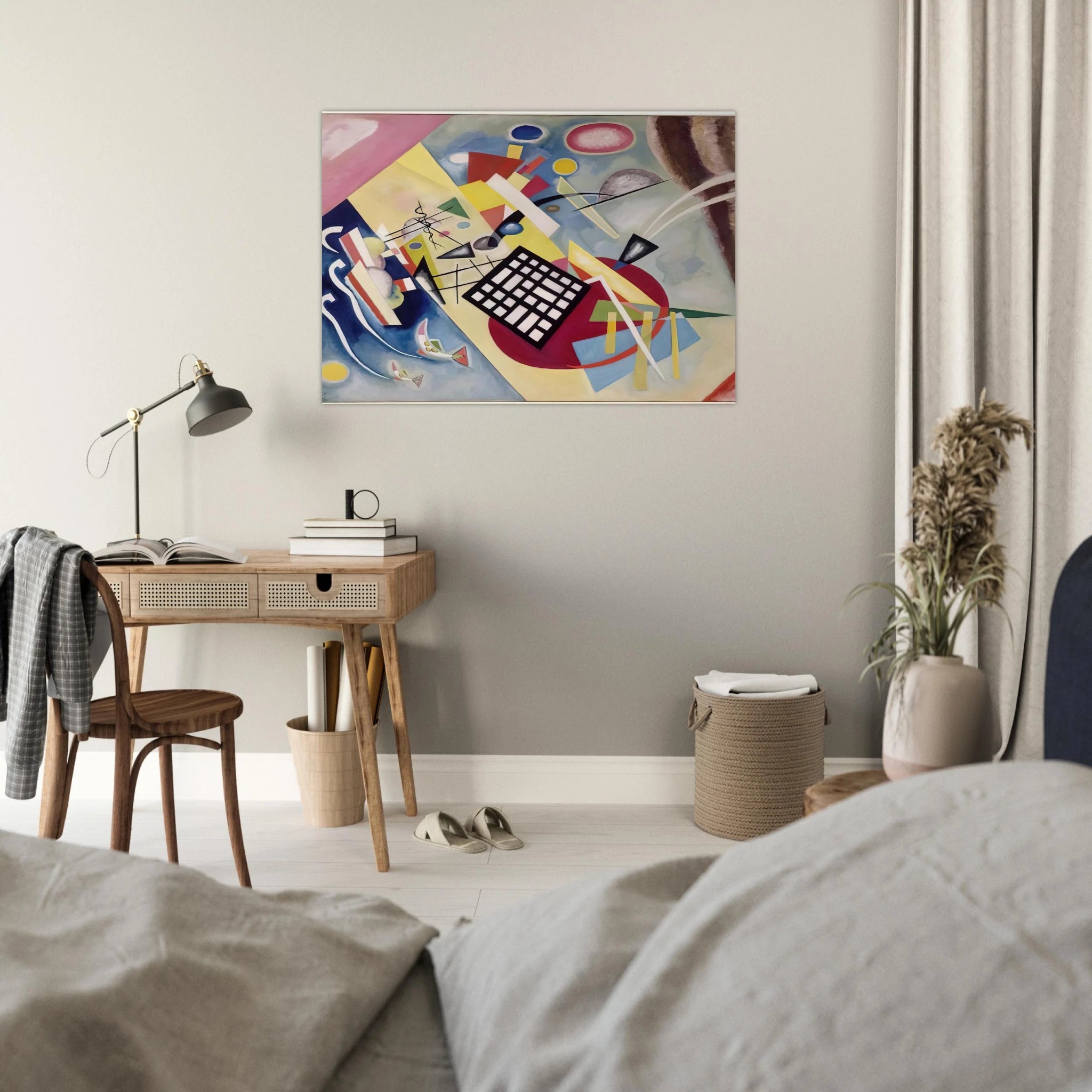 BLACK FRAME 1922 - Wassily Kandinsky Art Print - A0 (84.1 x 118.9  cm) / 33.1 × 46.8 inches | Wassily Kandinsky Poster | Wassily Kandinsky Prints