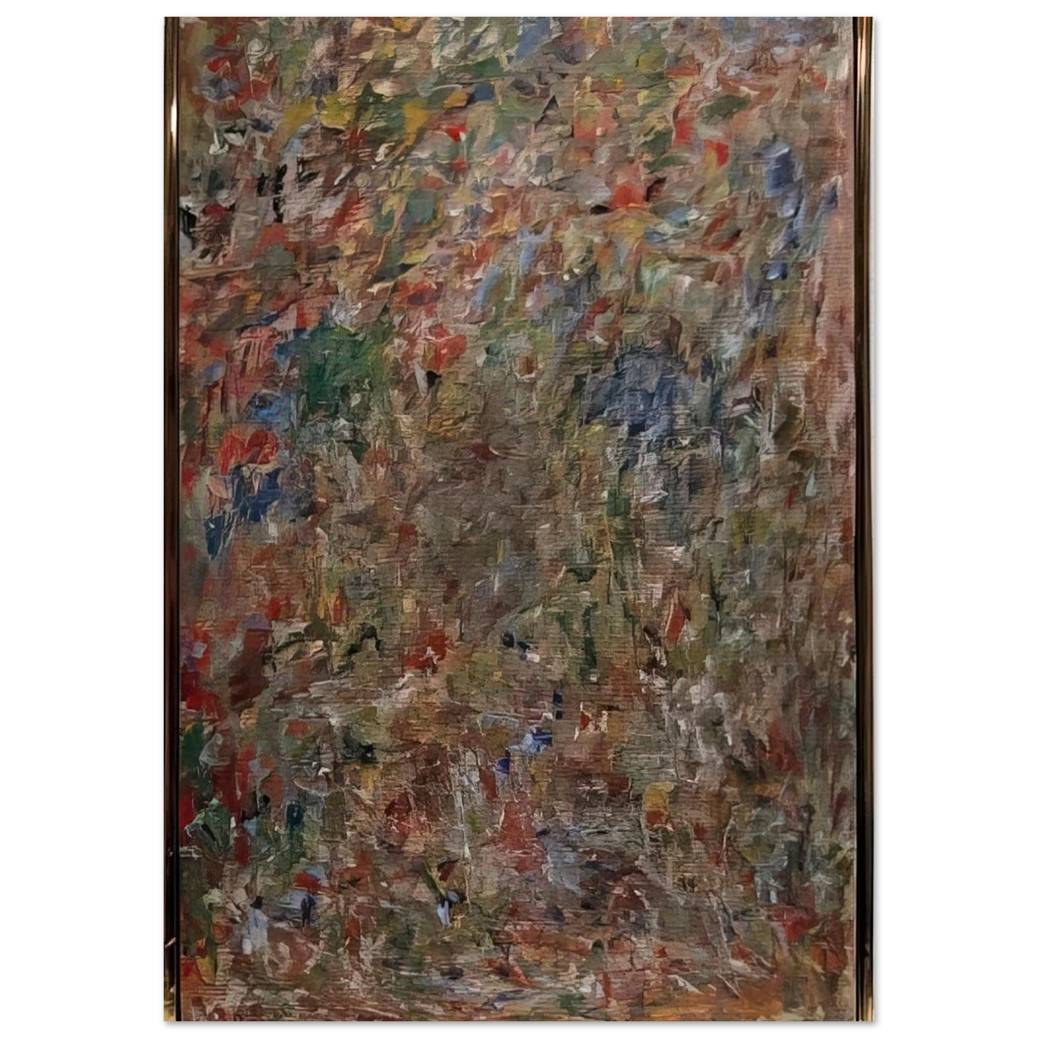 ABSTRACTION 1963 - Milton Resnick Art Print - A0 (84.1 x 118.9  cm) / 33.1 × 46.8 inches | Milton Resnick Poster | Milton Resnick Prints