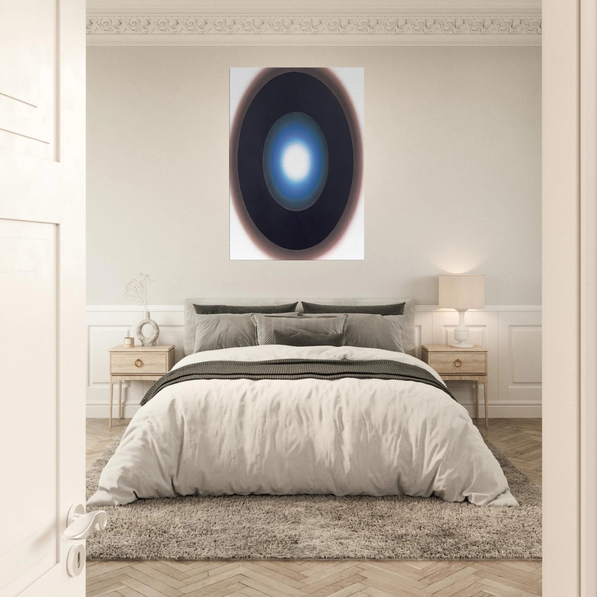 #14 - 1964 - Wojciech Fangor Canvas - 70x100 cm / 28x40 inches | Wojciech Fangor Wrapped Canvas | Wojciech Fangor Wall Art