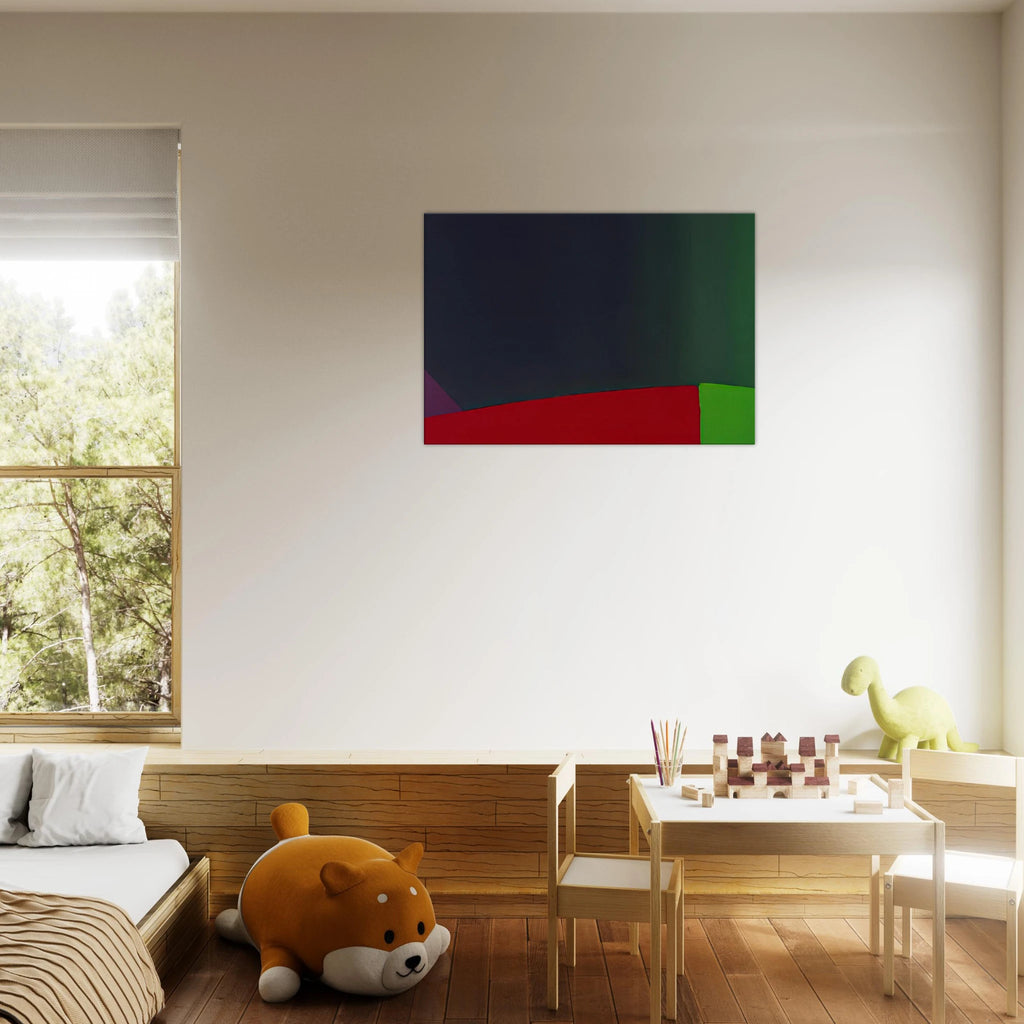 6.3.66 - 1966 - John Hoyland Canvas - 70x100 cm / 28x40 inches | John Hoyland Wrapped Canvas | John Hoyland Wall Art