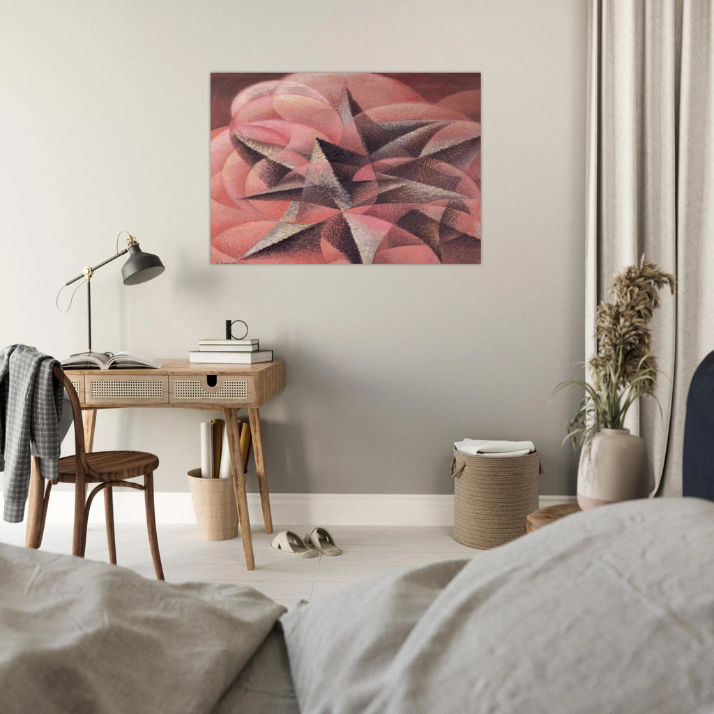 Armonie di forme contrarie - 1935 - Gerardo Dottori Art Print - A0 (84.1 x 118.9  cm) / 33.1 × 46.8 inches | Gerardo Dottori Poster | Gerardo Dottori Prints