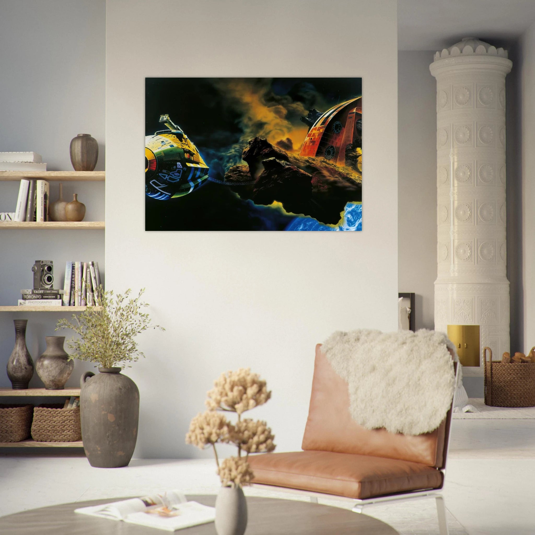 Chris Foss - Chris Foss Art Print - A0 (84.1 x 118.9  cm) / 33.1 × 46.8 inches | Chris Foss Poster | Chris Foss Prints