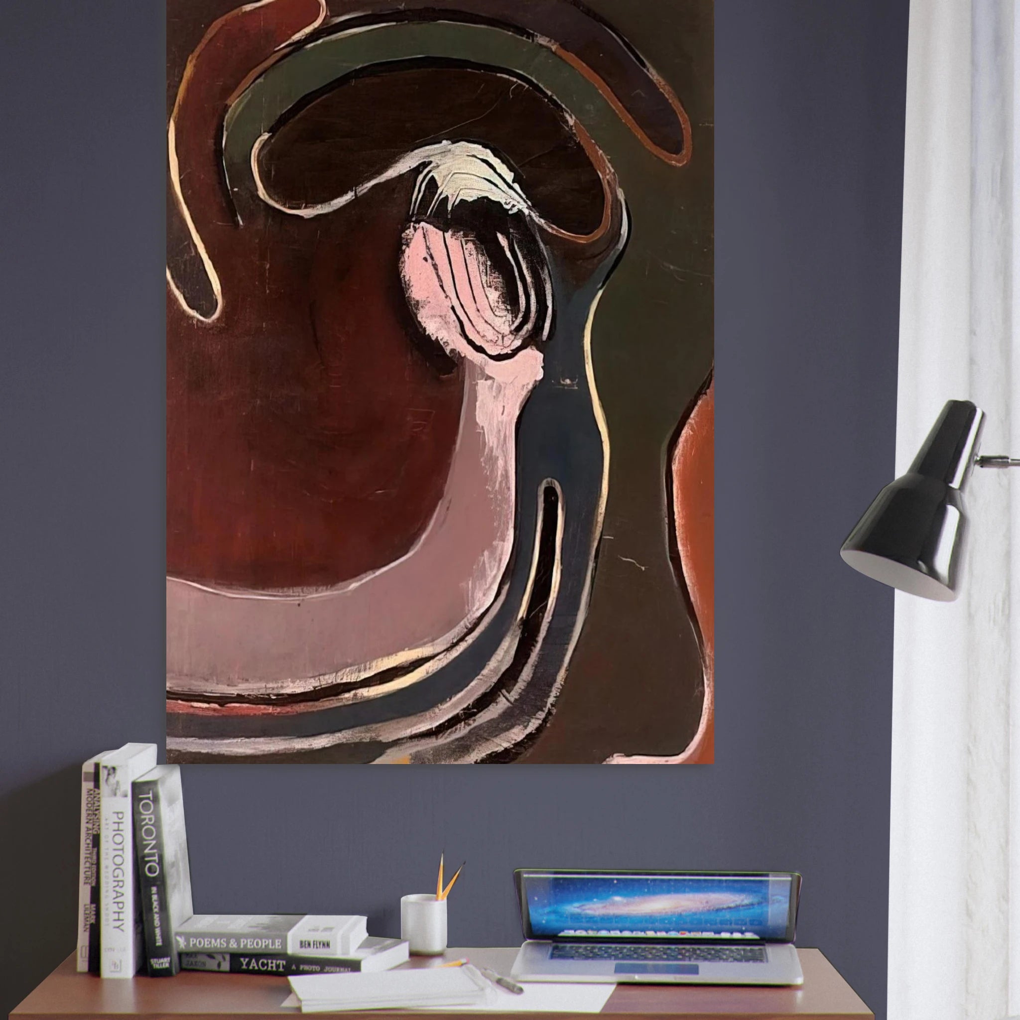 1 August 1948 - 1948 - Frank Lobdell Art Print - A0 (84.1 x 118.9  cm) / 33.1 × 46.8 inches | Frank Lobdell Poster | Frank Lobdell Prints