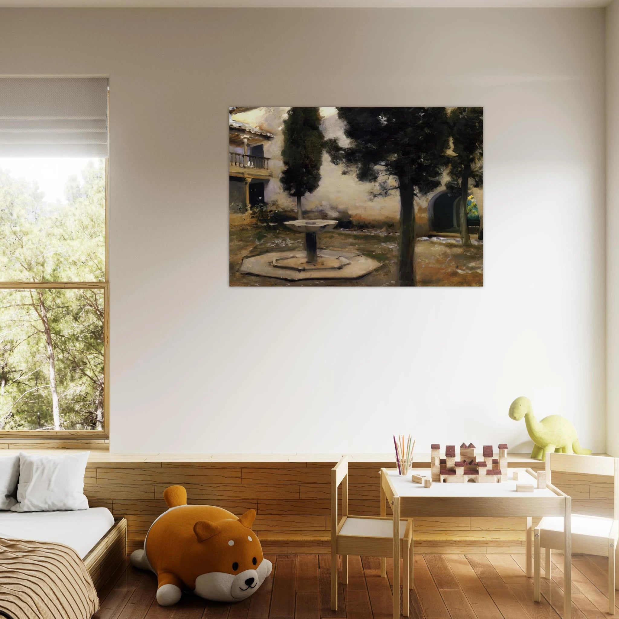 Alhambra, Patio de la Reja - John Singer Sargent Art Print - A0 (84.1 x 118.9  cm) / 33.1 × 46.8 inches | John Singer Sargent Poster | John Singer Sargent Prints