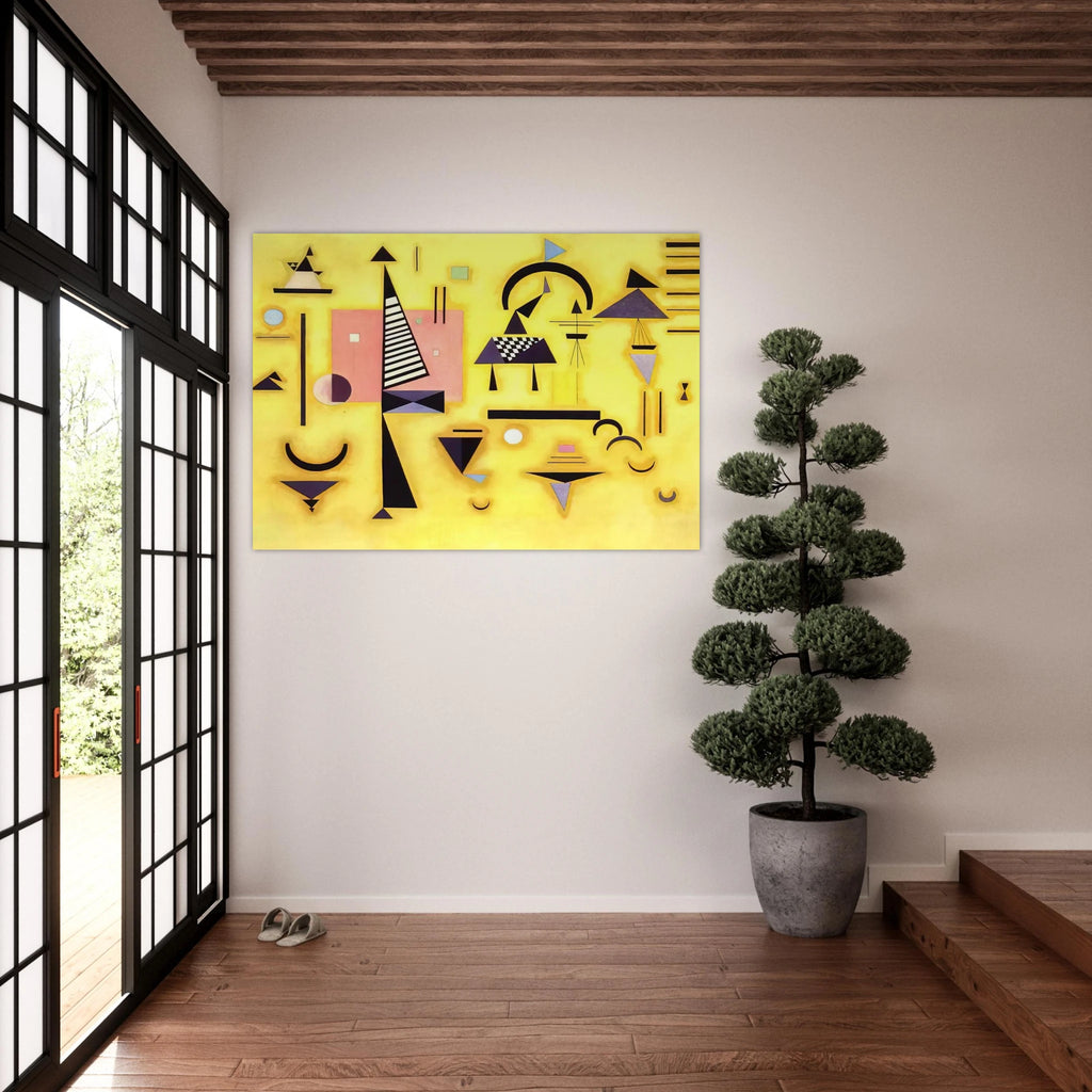 DECISIVE PINK 1932 - Wassily Kandinsky Art Print - A0 (84.1 x 118.9  cm) / 33.1 × 46.8 inches | Wassily Kandinsky Poster | Wassily Kandinsky Prints