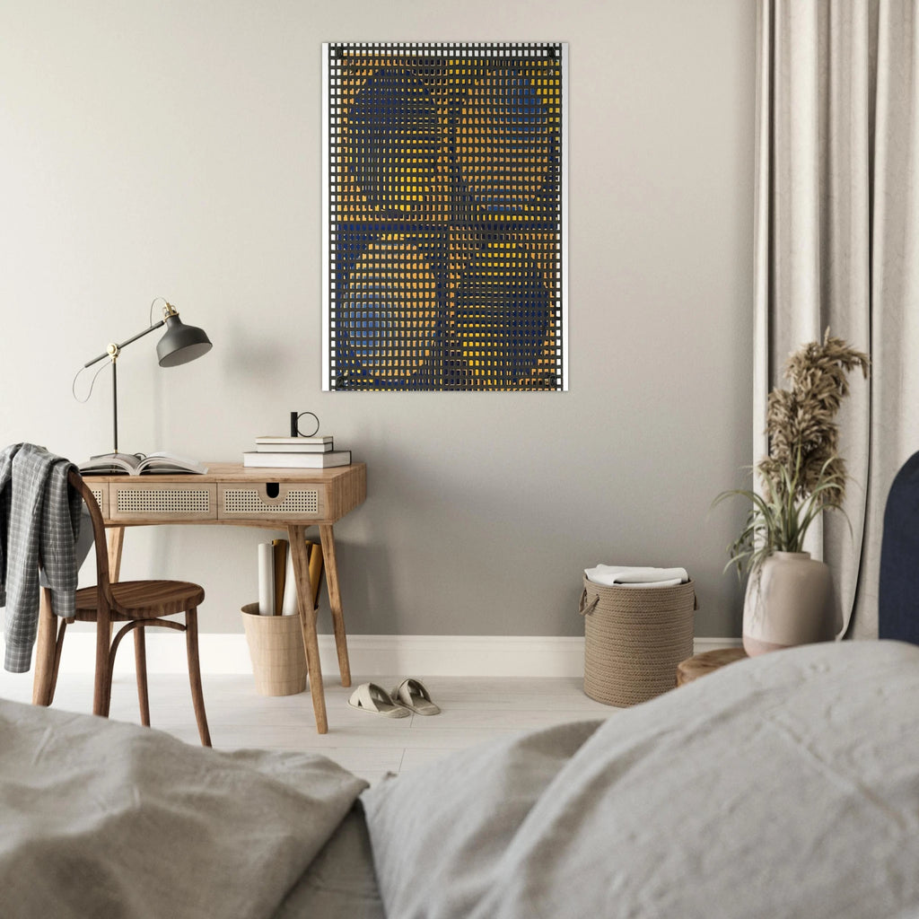 4 - cuadrados 4 - círculos - Op Art - Antonio Asis Art Print - A0 (84.1 x 118.9  cm) / 33.1 × 46.8 inches | Antonio Asis Poster | Antonio Asis Prints