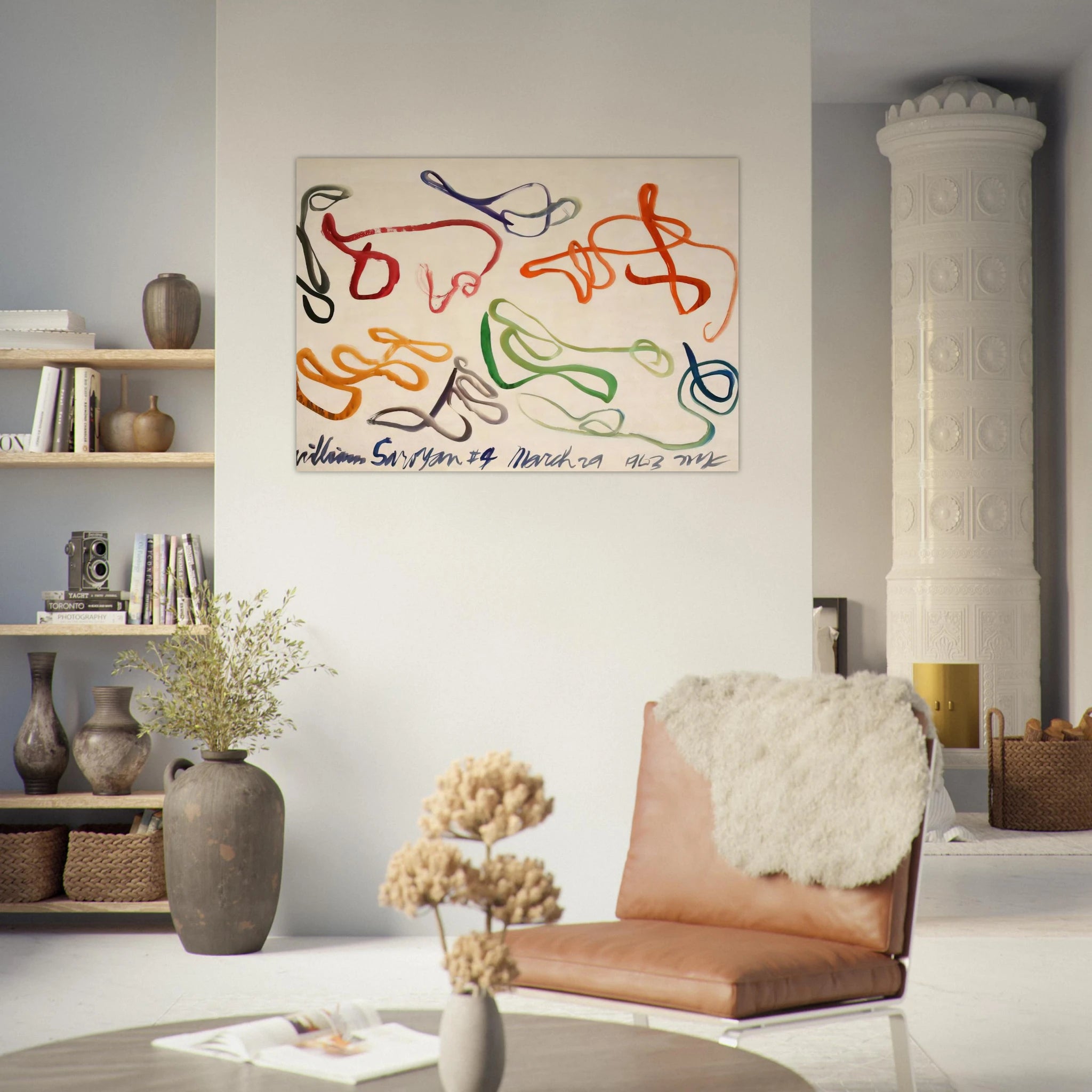 # 9 - 1963 - William Saroyan Art Print - A0 (84.1 x 118.9  cm) / 33.1 × 46.8 inches | William Saroyan Poster | William Saroyan Prints