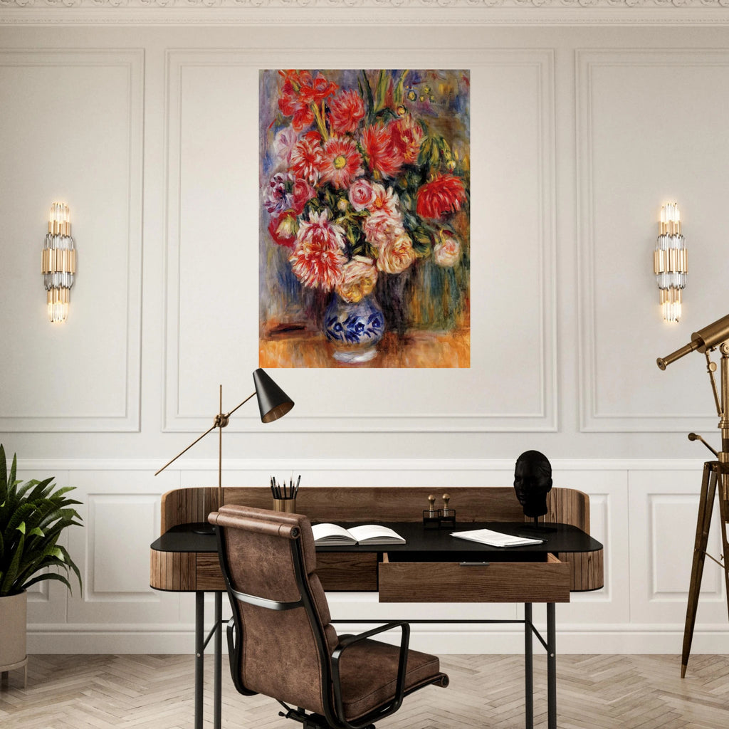 Bouquet - Pierre-Auguste Renoir Art Print - A0 (84.1 x 118.9  cm) / 33.1 × 46.8 inches | Pierre-Auguste Renoir Poster | Pierre-Auguste Renoir Prints