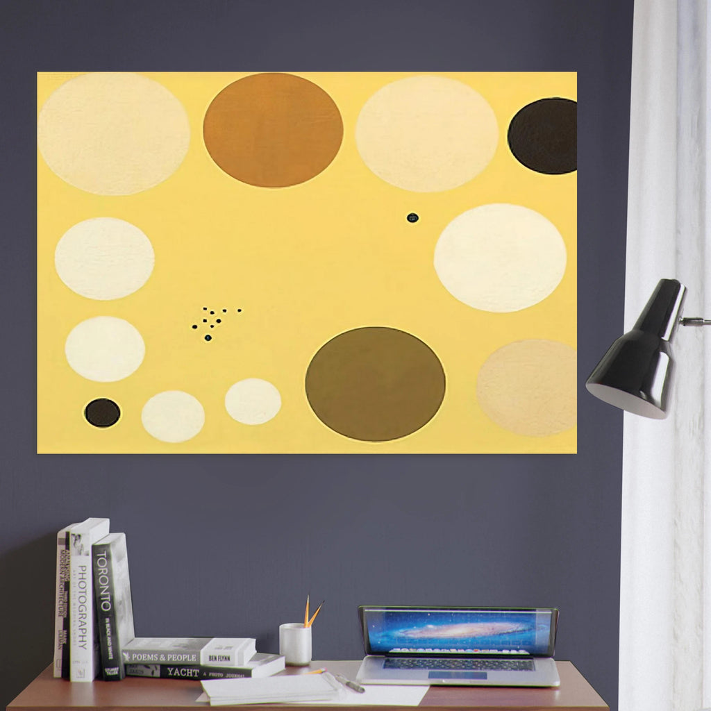 Carta celeste en amarillo n° 1 - 1953 1 - Lolo Soldevilla Art Print - A0 (84.1 x 118.9  cm) / 33.1 × 46.8 inches | Lolo Soldevilla Poster | Lolo Soldevilla Prints