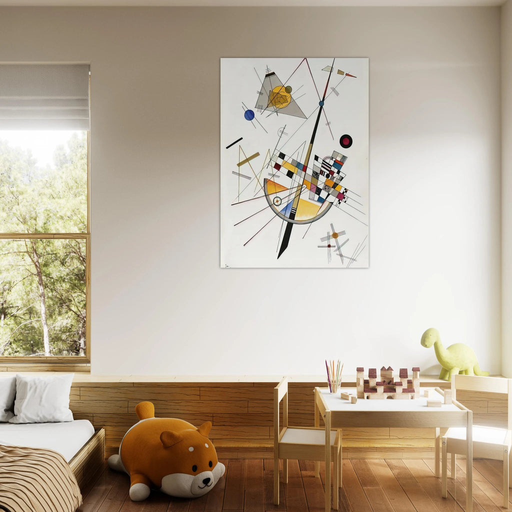 DELICATE TENSION NO 85 1923 - Wassily Kandinsky Art Print - A0 (84.1 x 118.9  cm) / 33.1 × 46.8 inches | Wassily Kandinsky Poster | Wassily Kandinsky Prints