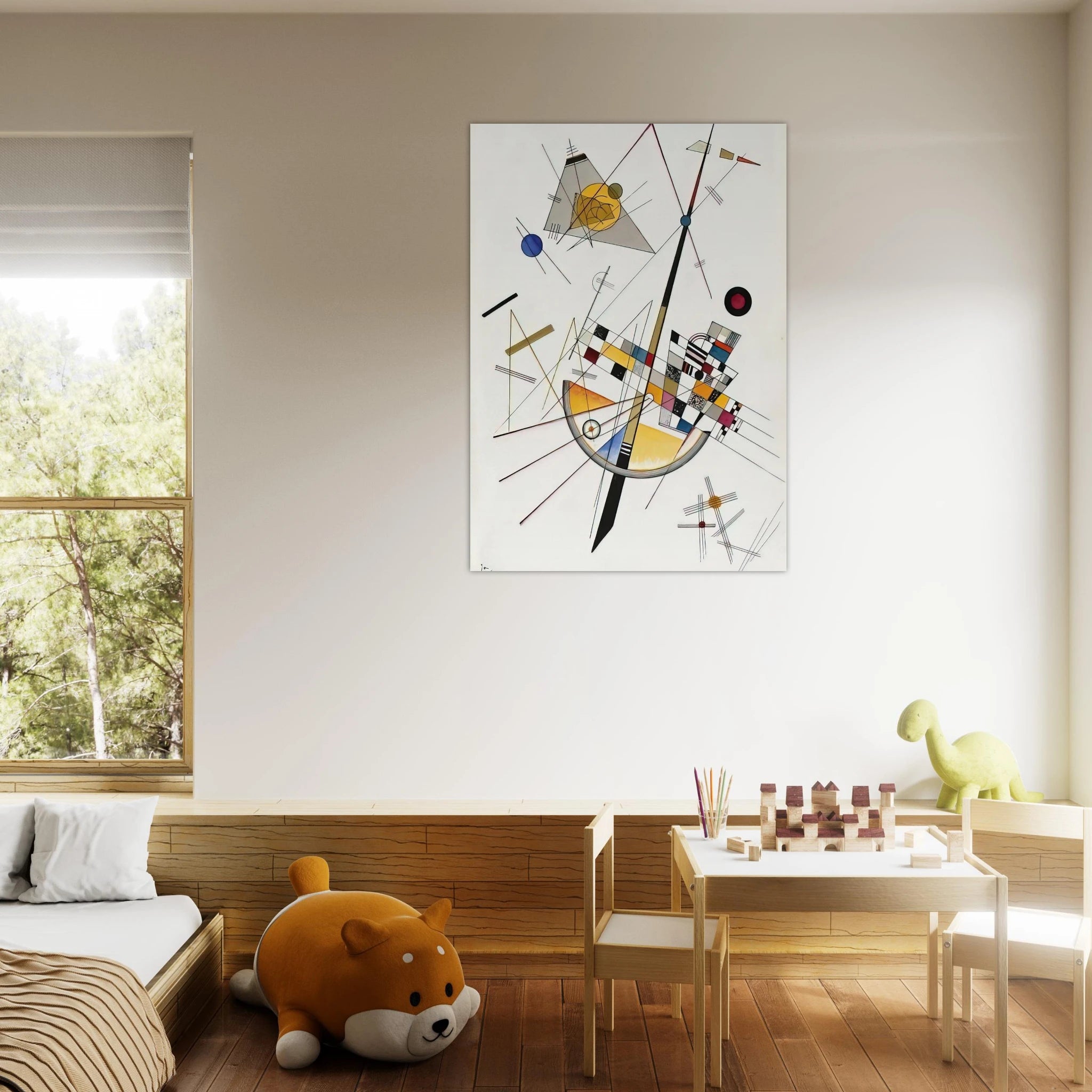 DELICATE TENSION NO 85 1923 - Wassily Kandinsky Art Print - A0 (84.1 x 118.9  cm) / 33.1 × 46.8 inches | Wassily Kandinsky Poster | Wassily Kandinsky Prints