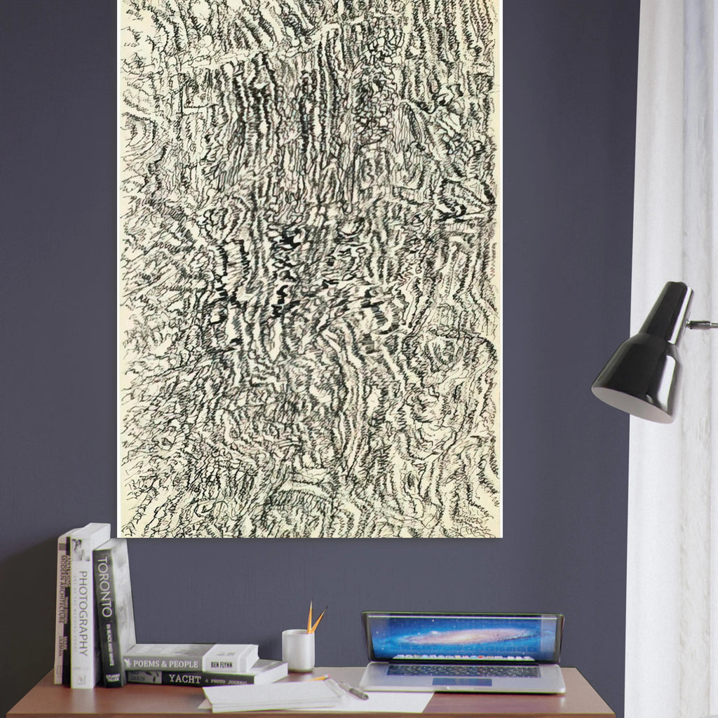 DESSIN MESCALINIEN 1958 - Henri Michaux Art Print - A0 (84.1 x 118.9  cm) / 33.1 × 46.8 inches | Henri Michaux Poster | Henri Michaux Prints