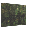 Bridge over the pond - Paul Cézanne Canvas - 70x100 cm / 28x40 inches | Paul Cézanne Wrapped Canvas | Paul Cézanne Wall Art