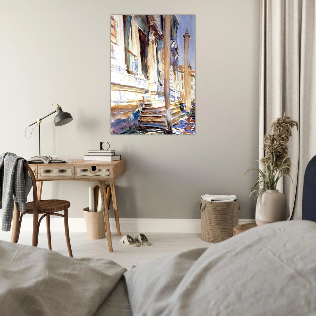 Doorway of a Venetian Palace - John Singer Sargent Art Print - A0 (84.1 x 118.9  cm) / 33.1 × 46.8 inches | John Singer Sargent Poster | John Singer Sargent Prints