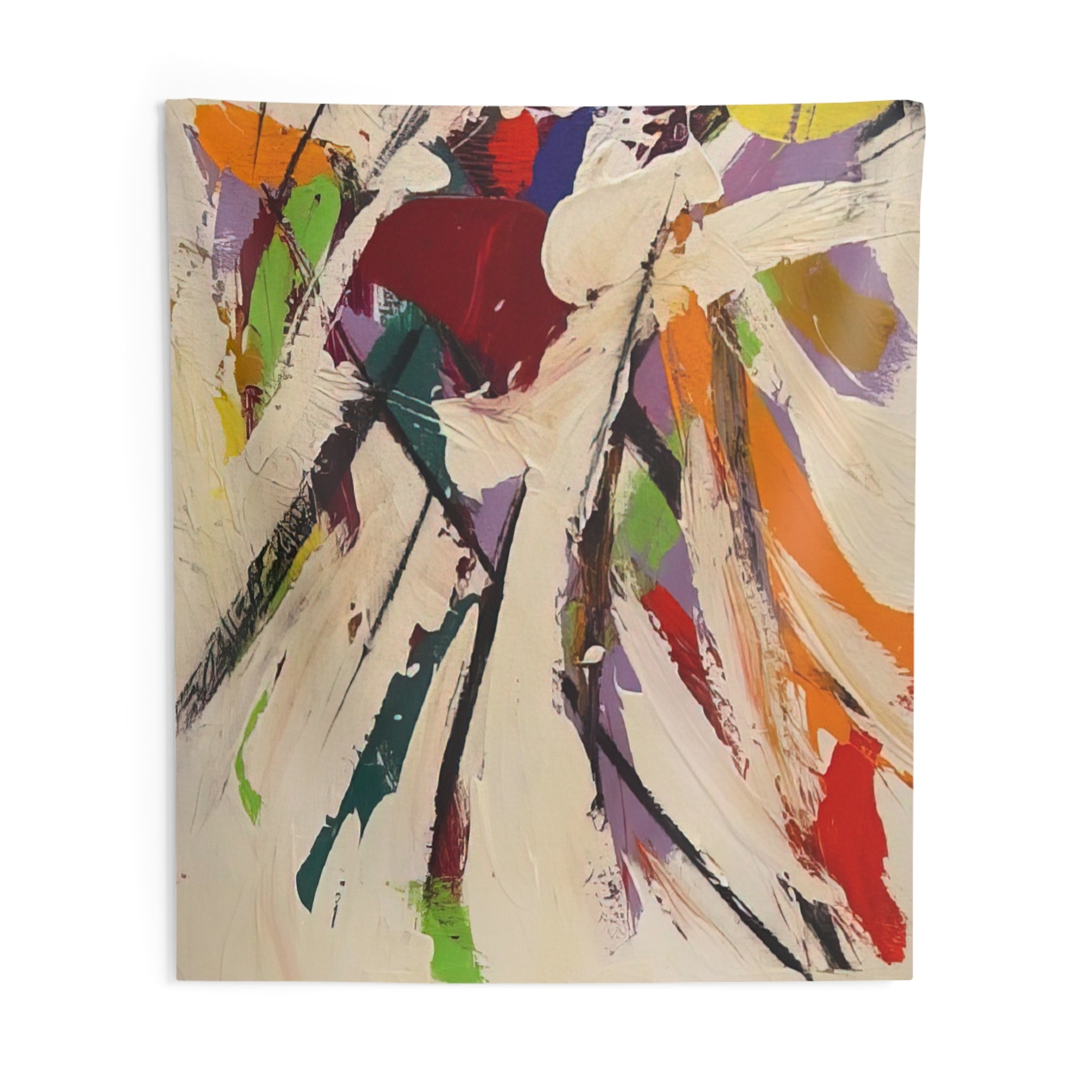 Untitled Abstract - 1977 By Alexander Liberman Tapestry | Alexander Liberman Large Tapestry Art