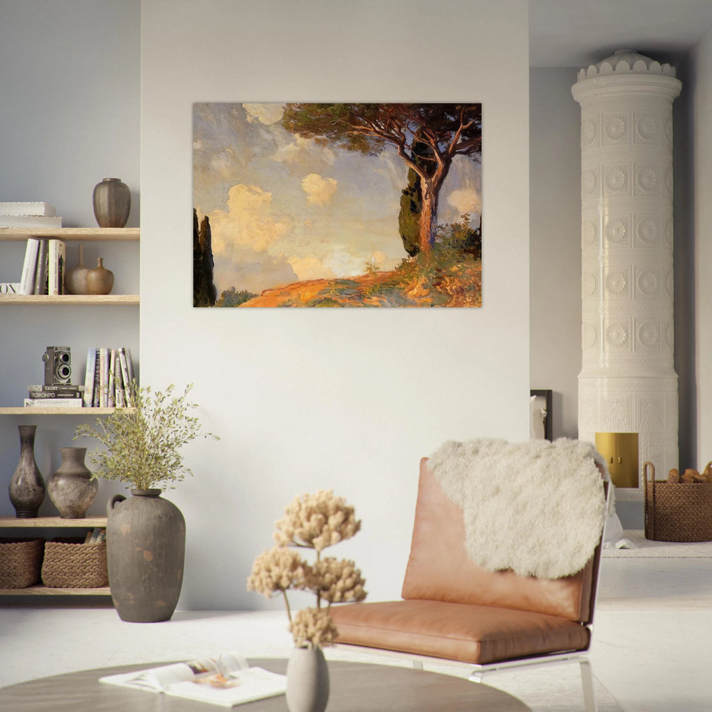 A Landscape Study at San Vigilio, Lake of Garda - John Singer Sargent Art Print - A0 (84.1 x 118.9  cm) / 33.1 × 46.8 inches | John Singer Sargent Poster | John Singer Sargent Prints