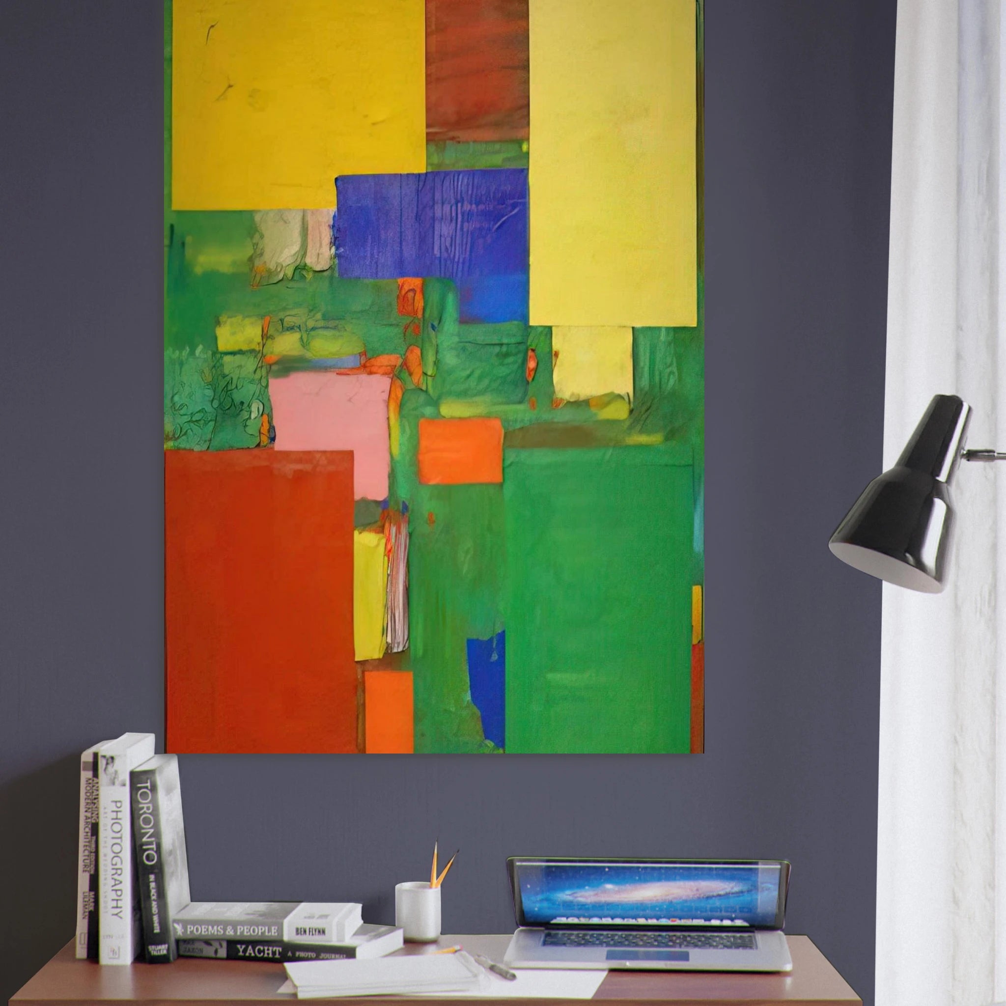 Equipoise - Hans Hofmann Art Print - A0 (84.1 x 118.9  cm) / 33.1 × 46.8 inches | Hans Hofmann Poster | Hans Hofmann Prints