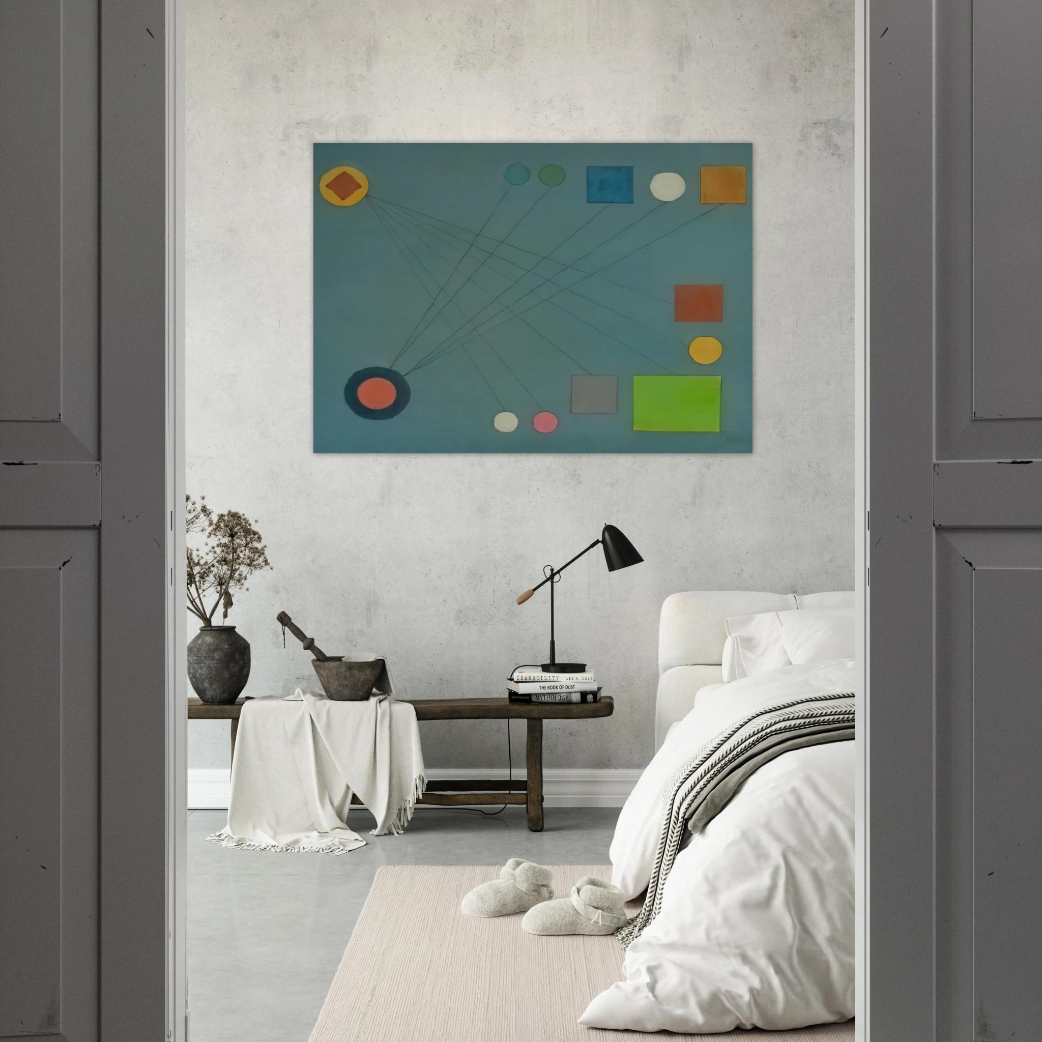 De la Serie Cartas Celestes - 1956 1 - Lolo Soldevilla Art Print - A0 (84.1 x 118.9  cm) / 33.1 × 46.8 inches | Lolo Soldevilla Poster | Lolo Soldevilla Prints