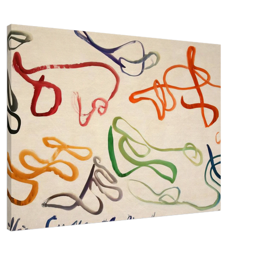 # 9 - 1963 - William Saroyan Canvas - 70x100 cm / 28x40 inches | William Saroyan Wrapped Canvas | William Saroyan Wall Art