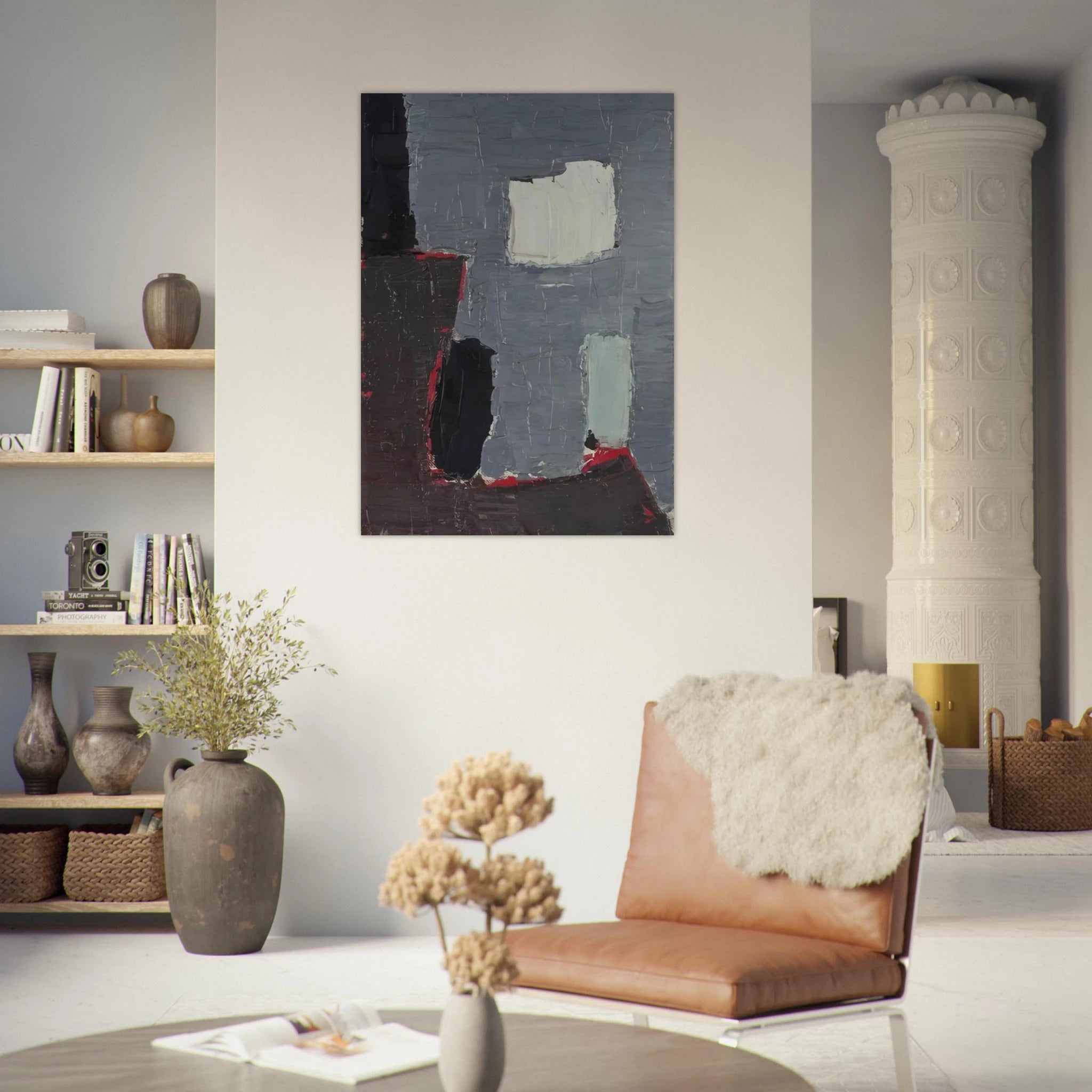 Composition - 1950 - Nicolas de Stael Art Print - A0 (84.1 x 118.9  cm) / 33.1 × 46.8 inches | Nicolas de Stael Poster | Nicolas de Stael Prints