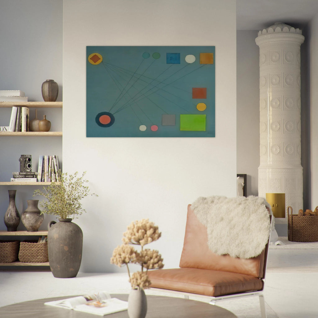 De la Serie Cartas Celestes - 1956 1 - Lolo Soldevilla Art Print - A0 (84.1 x 118.9  cm) / 33.1 × 46.8 inches | Lolo Soldevilla Poster | Lolo Soldevilla Prints