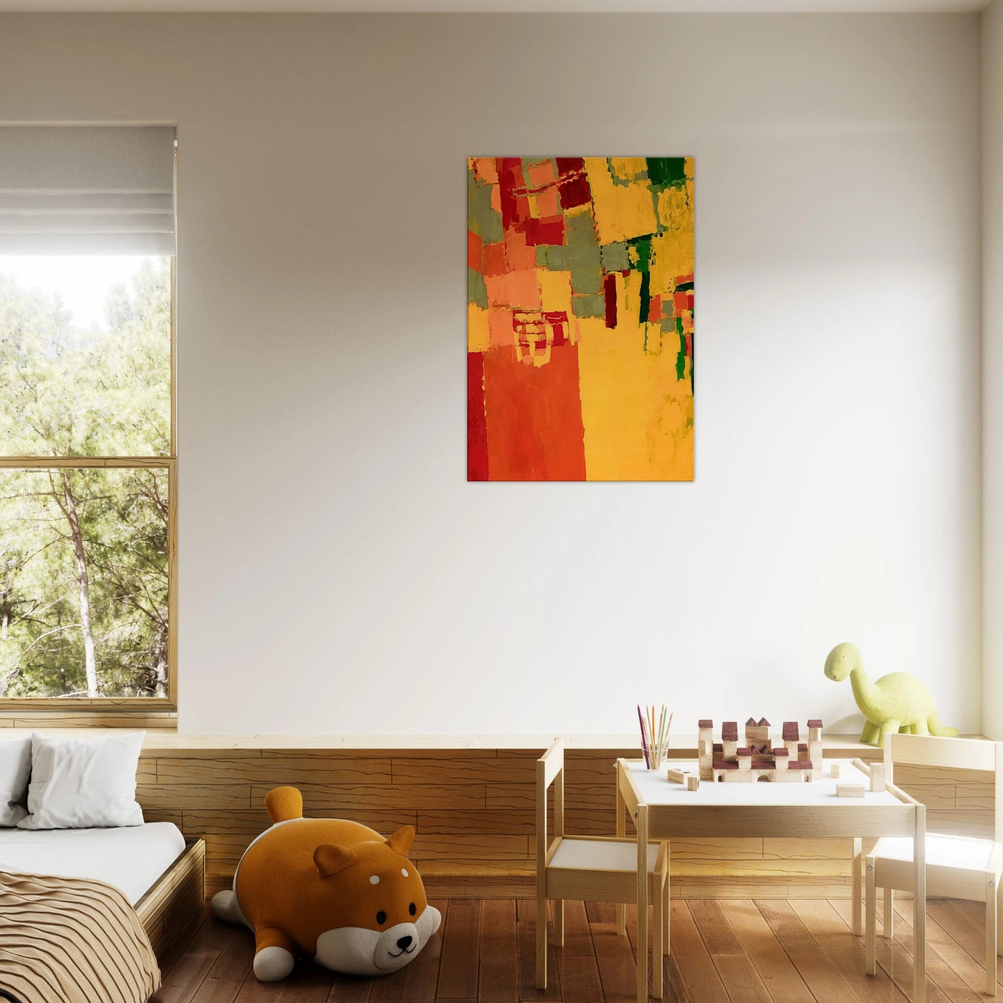 27 October 1949 - 1949 - Frank Lobdell Canvas - 70x100 cm / 28x40 inches | Frank Lobdell Wrapped Canvas | Frank Lobdell Wall Art