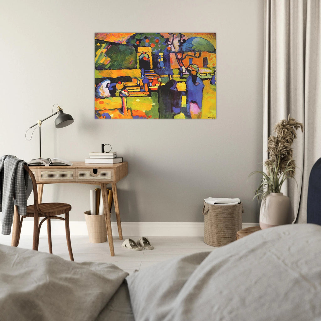 ARABS I CEMETERY 1909 - Wassily Kandinsky Art Print - A0 (84.1 x 118.9  cm) / 33.1 × 46.8 inches | Wassily Kandinsky Poster | Wassily Kandinsky Prints